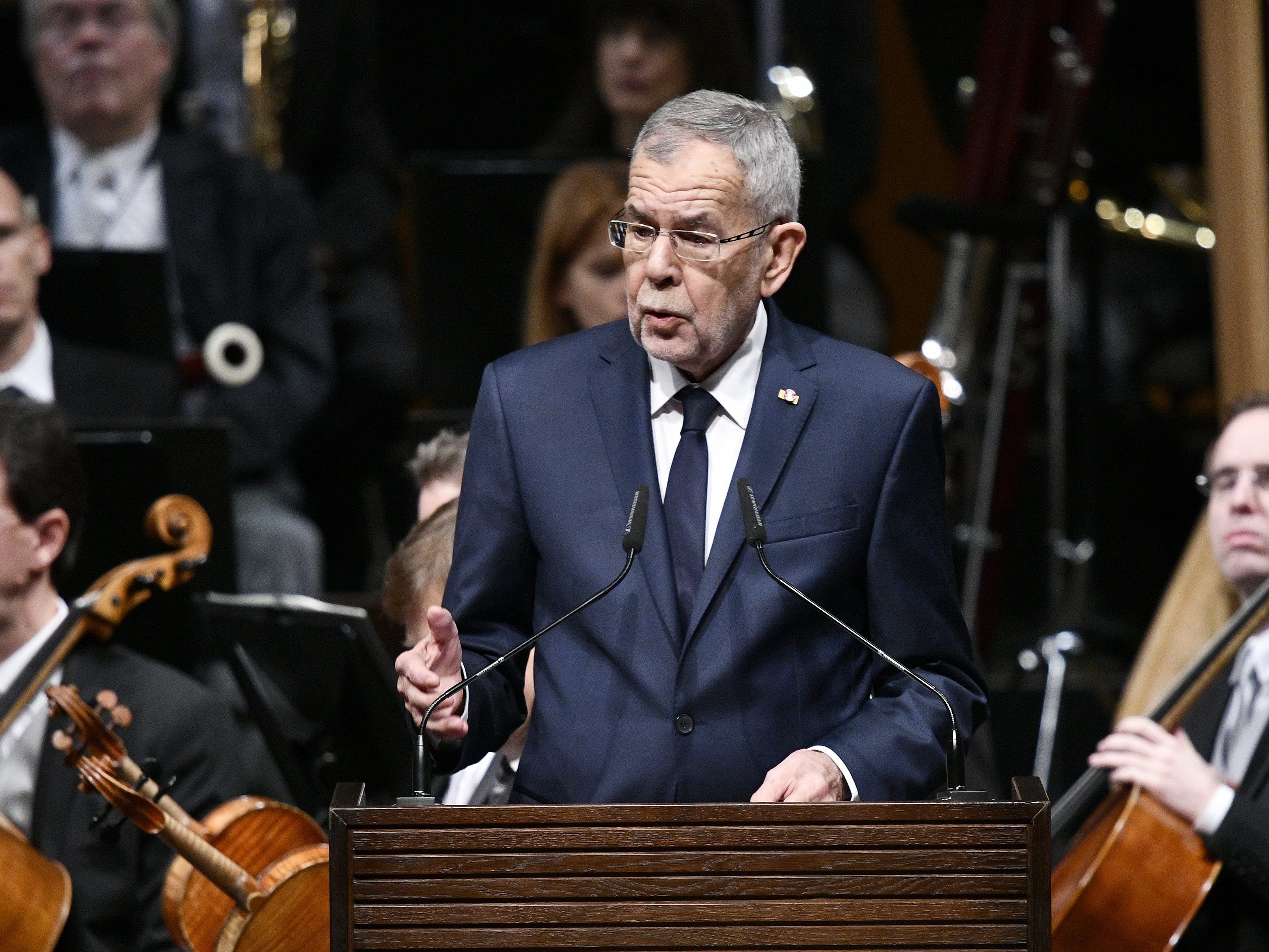 100 Jahre Republik Österreich: Festakt in der Wiener Hofburg. 100 Jahre Republik Österreich: Festakt in der Wiener Hofburg.