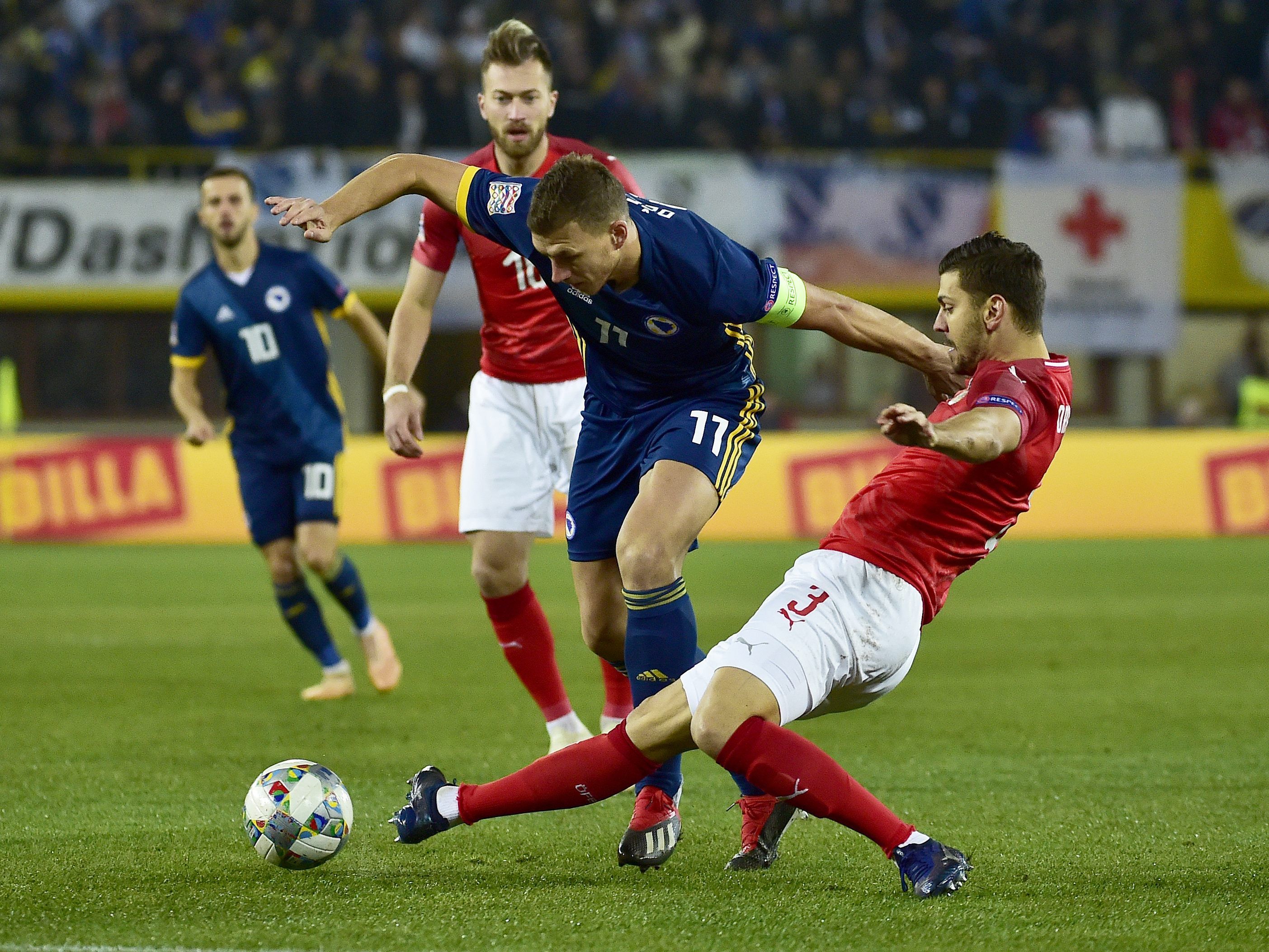 Bei dem Spiel ging es heute um den Aufstieg in der Nations League.