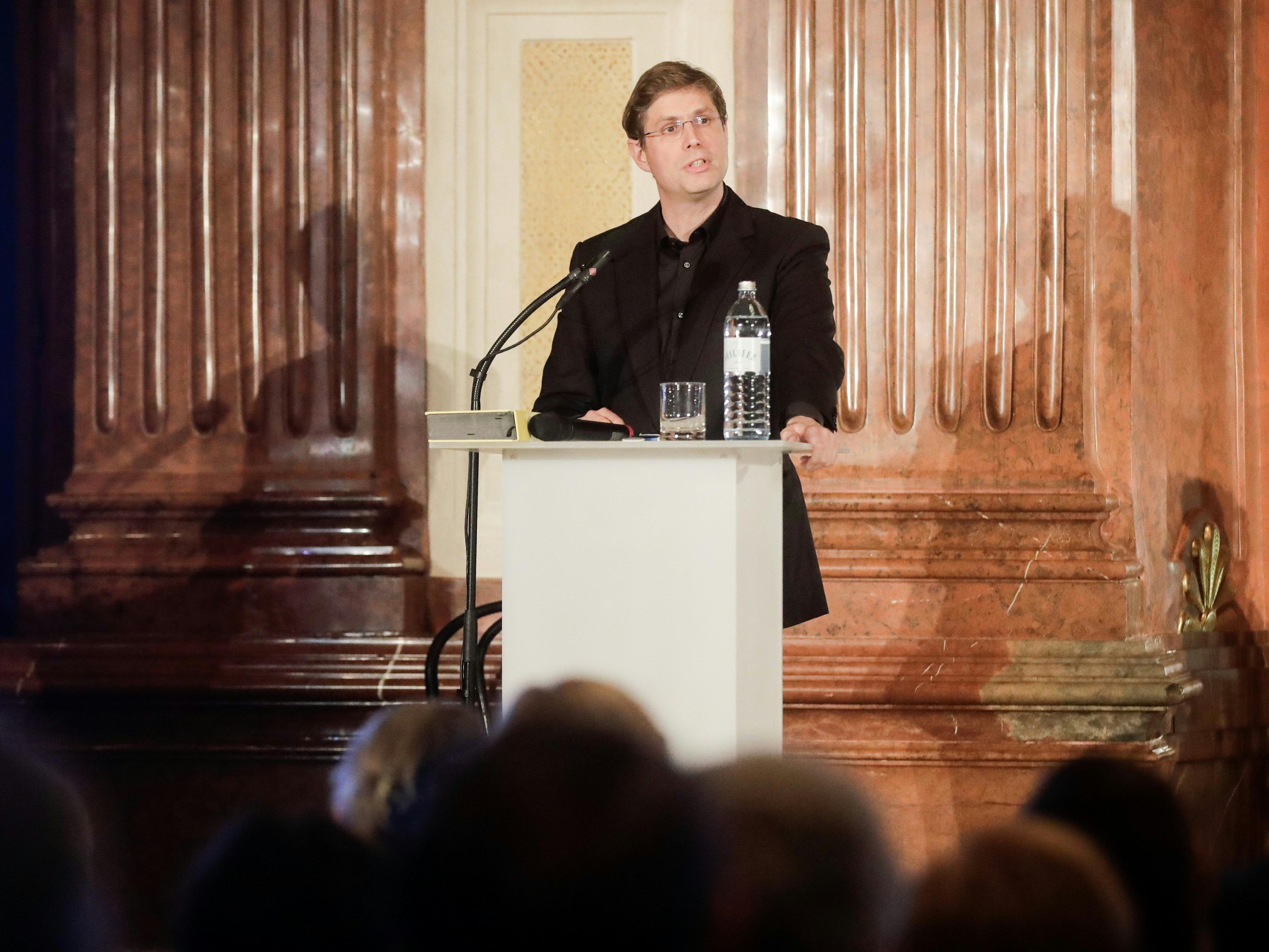 Daniel Kehlmann hielt die Festrede bei der Vergabe des "EU-Literaturpreises" in Wien.