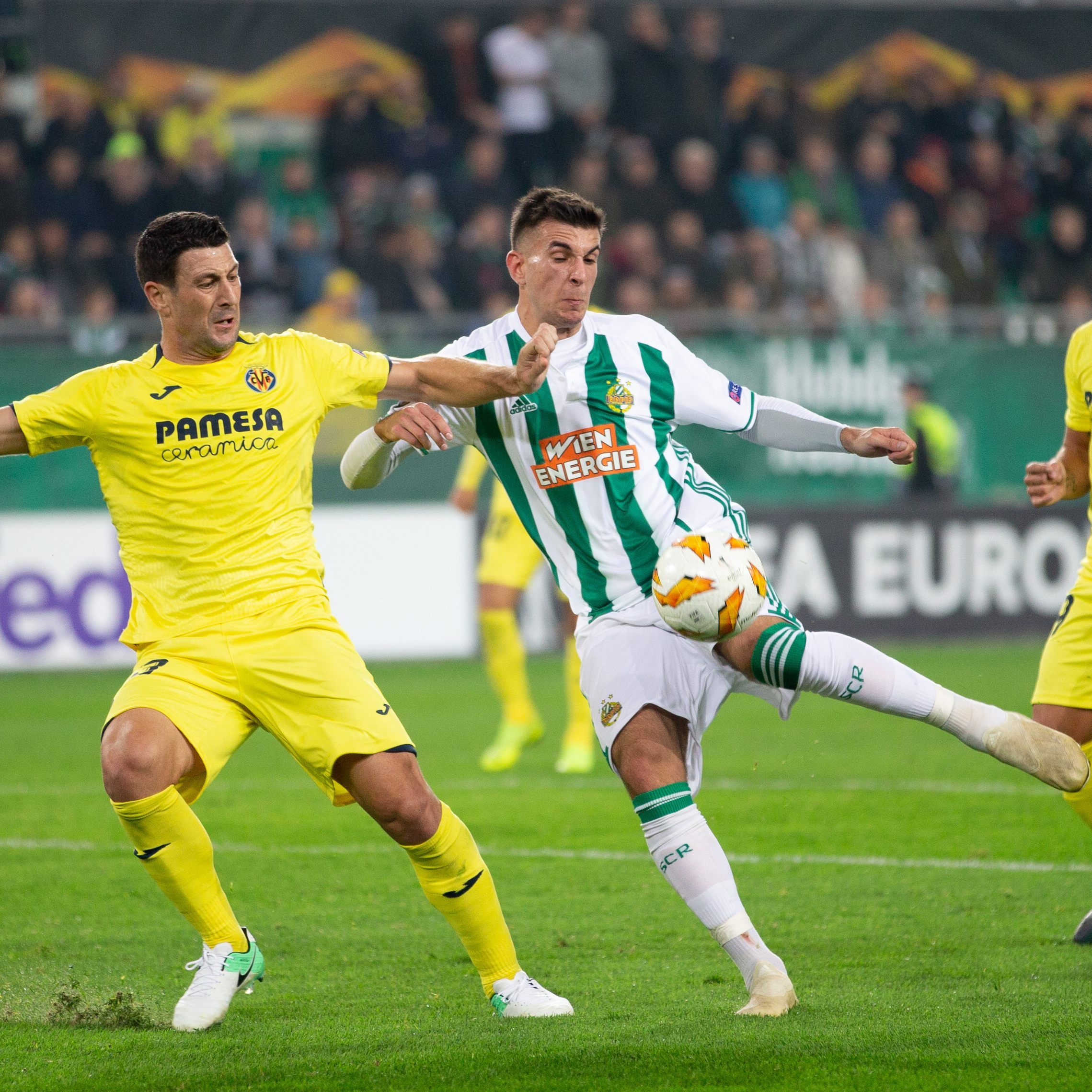 Rapid Wien konnte im Heimspiel gegen Villarreal ein 0:0 halten.