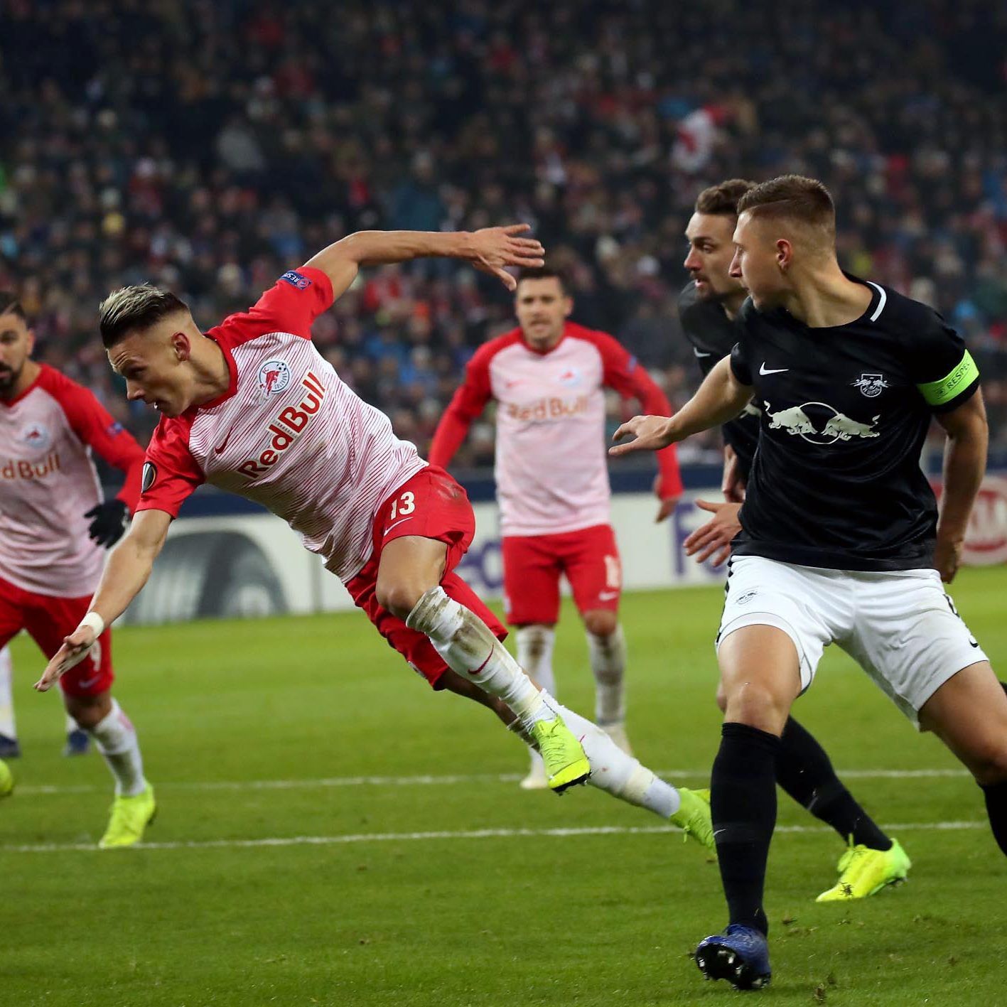 Red Bull Salzburg fixierte den Aufstieg in der Europa League.