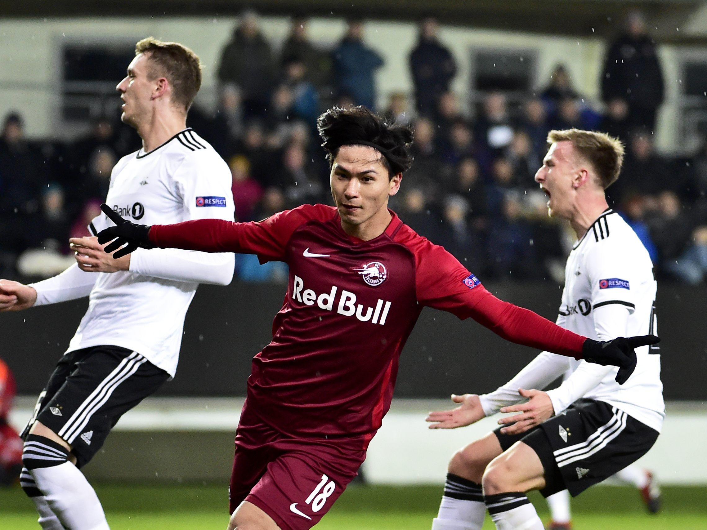 Red Bull Salzburg besiegt Rosenborg Trondheim mit 5:2. Red Bull Salzburg besiegt Rosenborg Trondheim mit 5:2.
