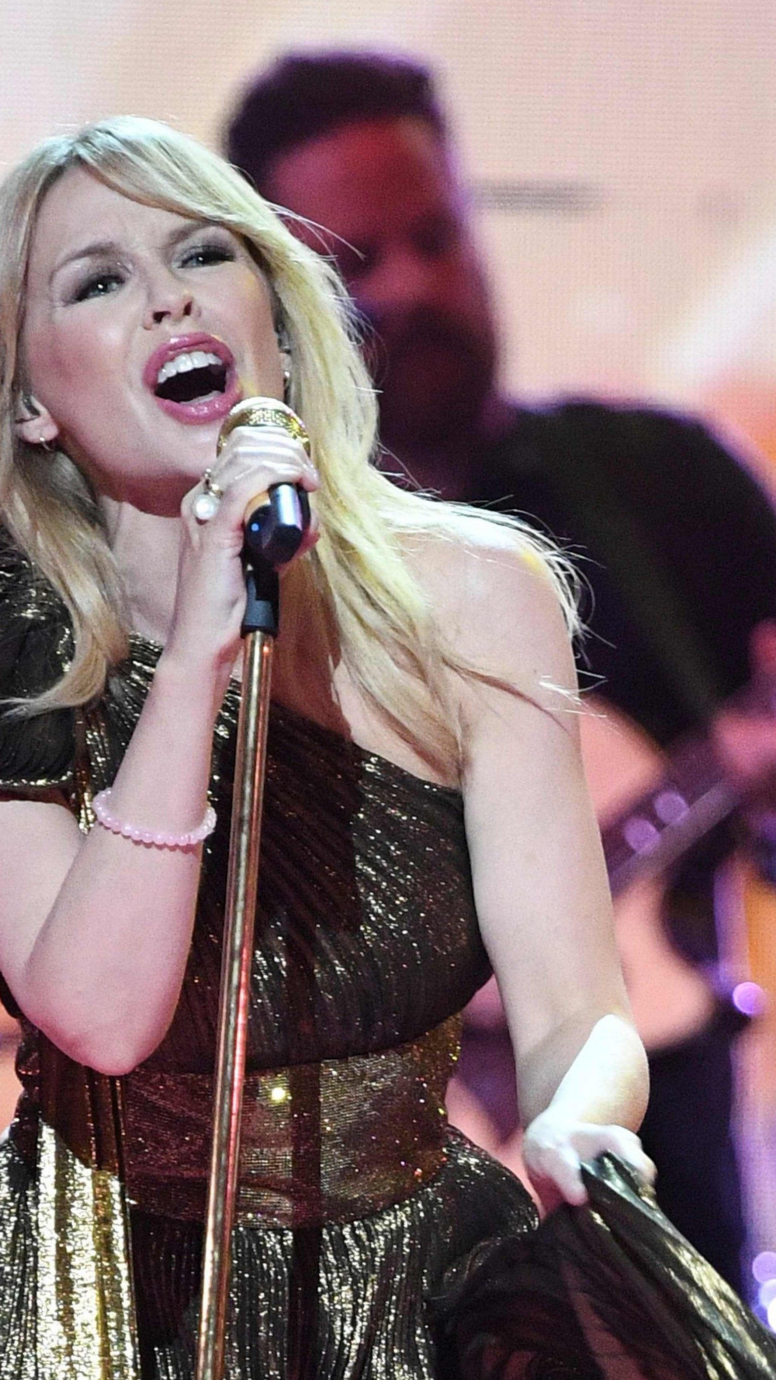 Kylie Minogue gastierte im Wiener Gasometer.