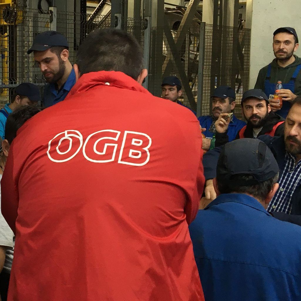 Die Gewerkschaft hat ihre Forderungen bei Collini in Bludesch übergeben.