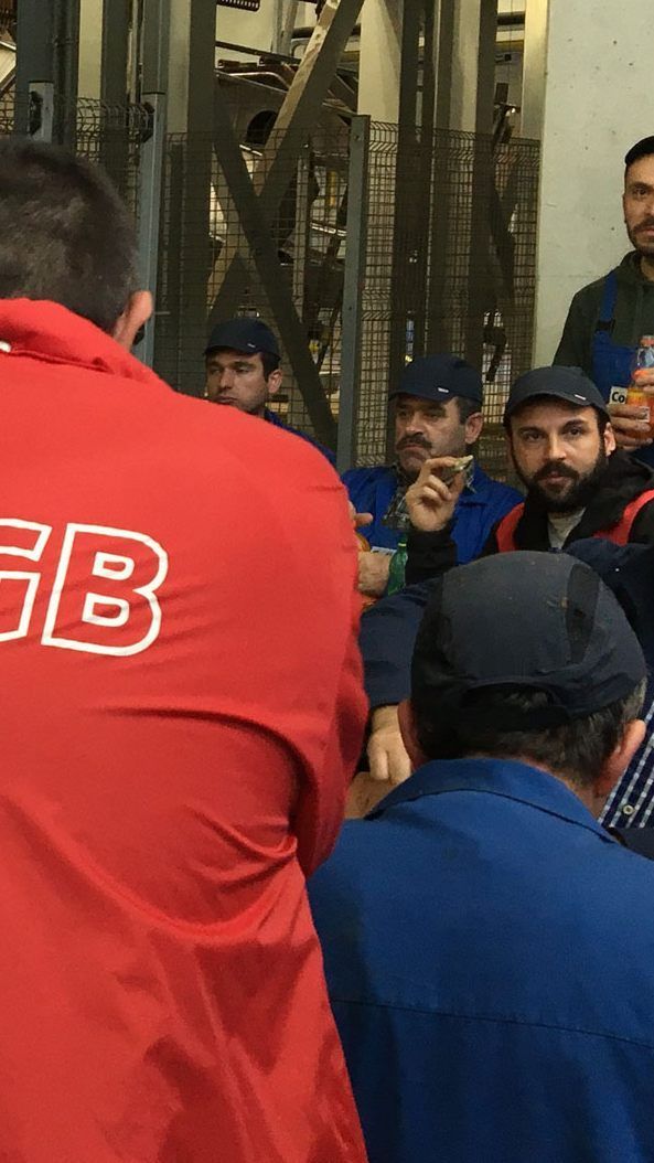 Die Gewerkschaft hat ihre Forderungen bei Collini in Bludesch übergeben.