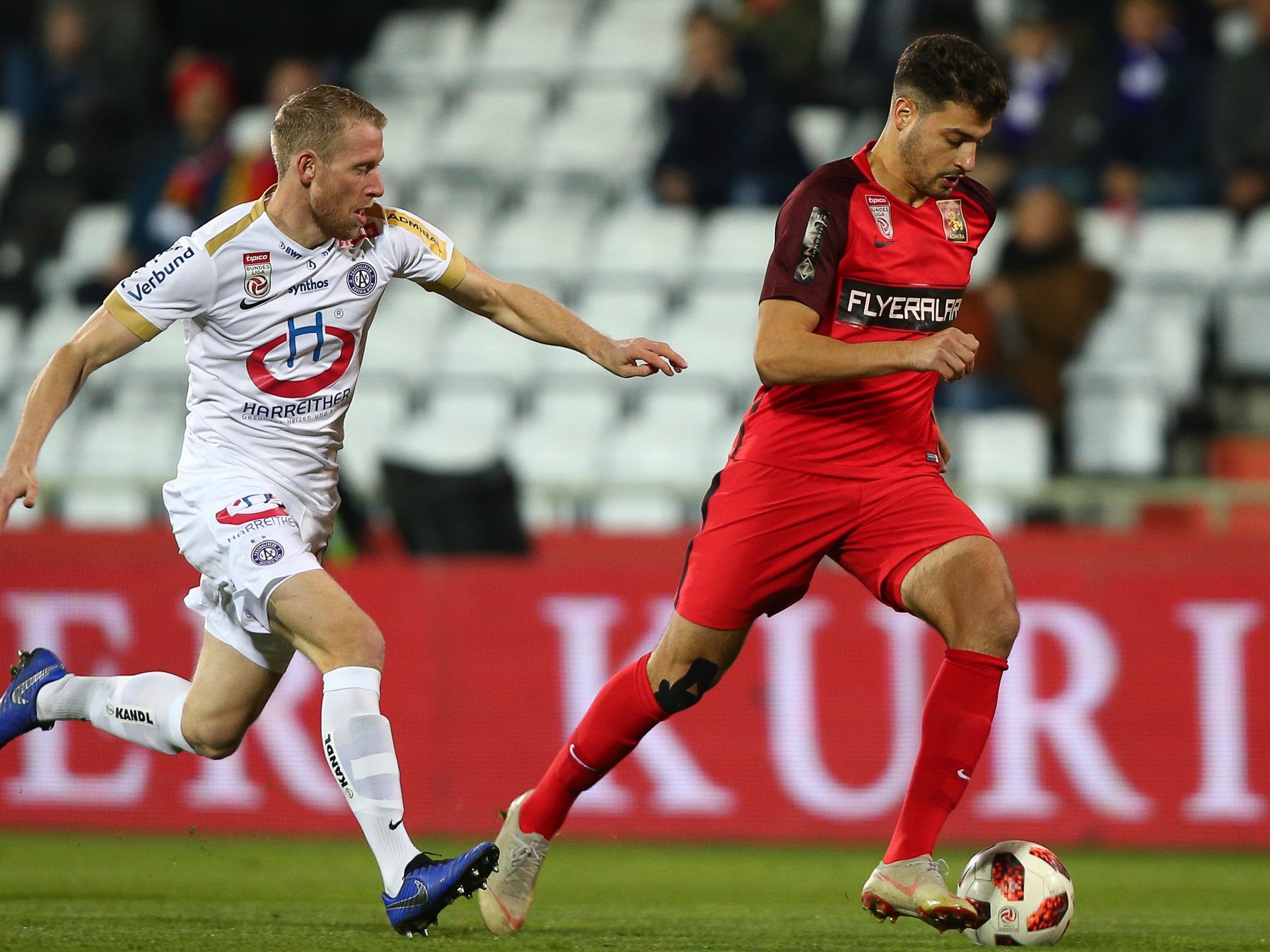 Austria Wien gewinnt mit 2:1 gegen die Admira.