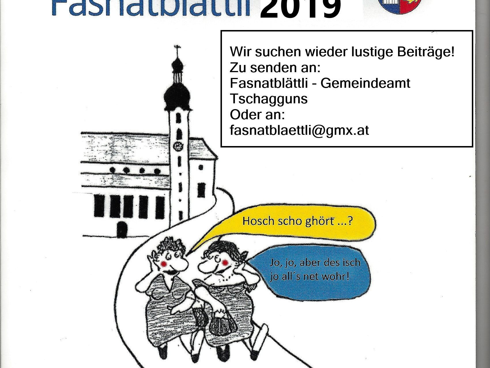 Fasnatblättli 2019