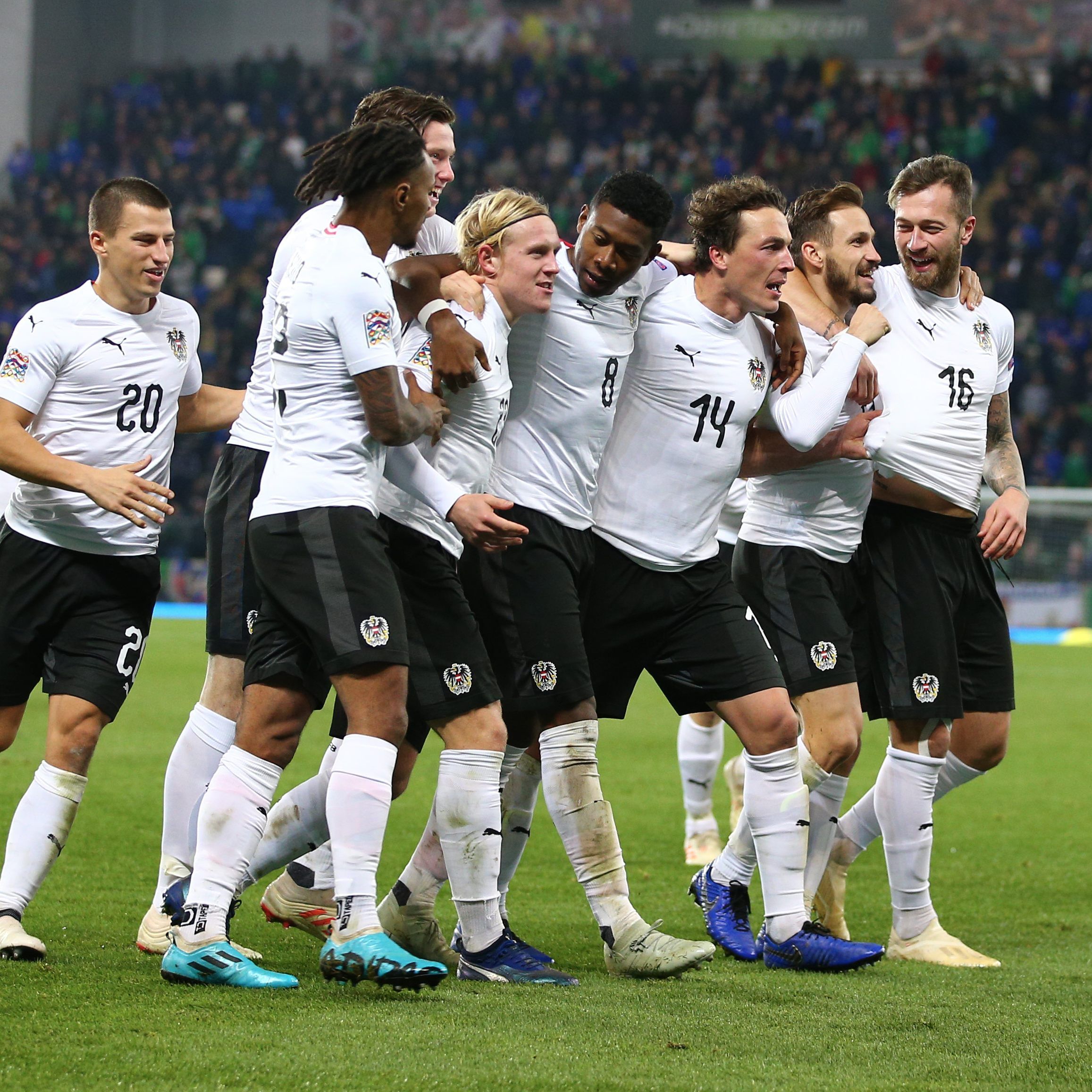 Österreich durfte zum Abschluss der Nations League noch einmal jubeln.