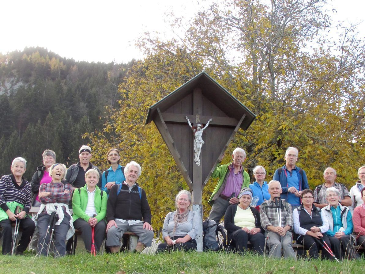 Die erste Rast auf der Alpe Gsohl