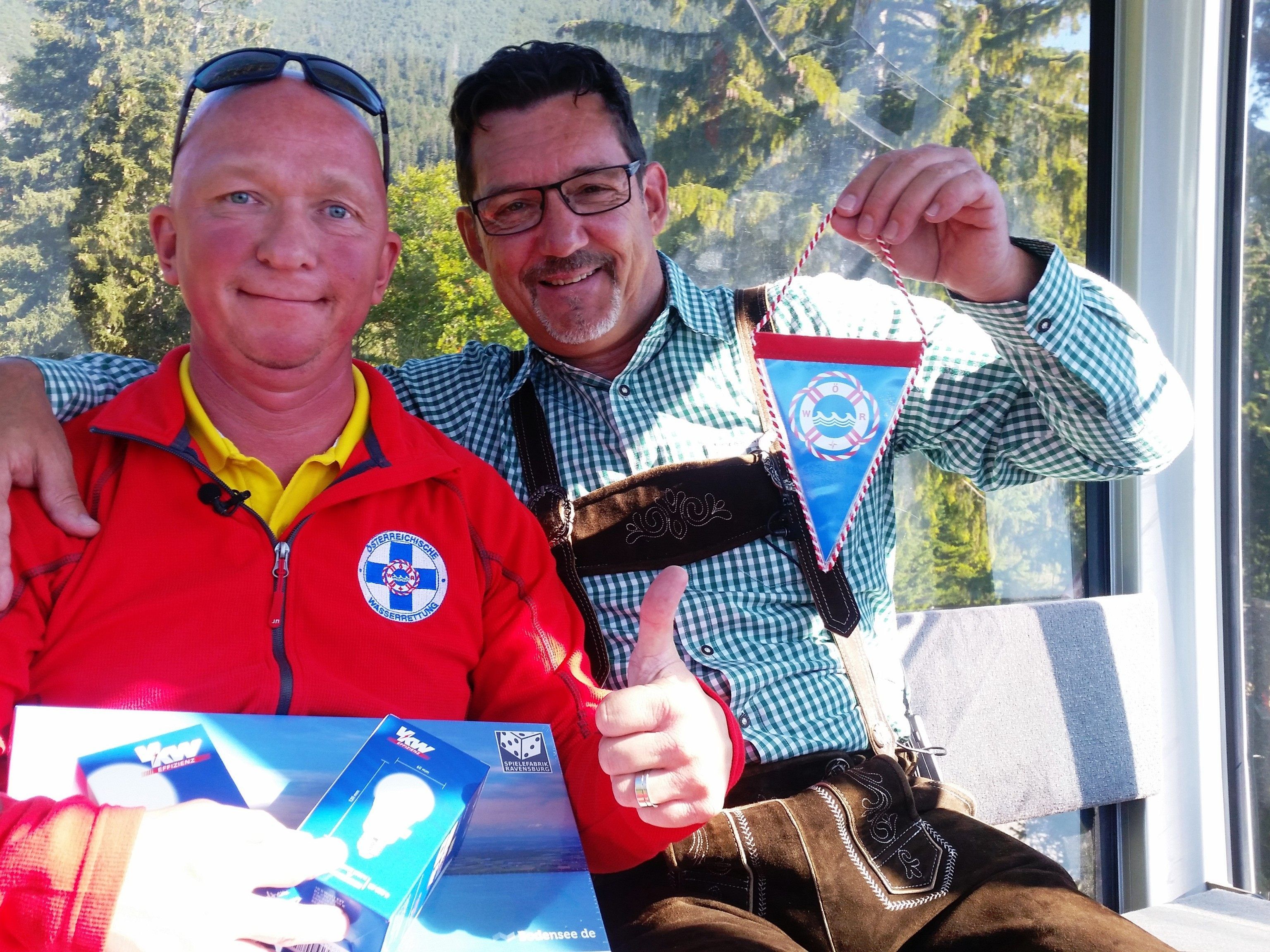 Martin Sturm von der Vorarlberger Wasserrettung war zu Gast in der Gondl auf den Muttersberg