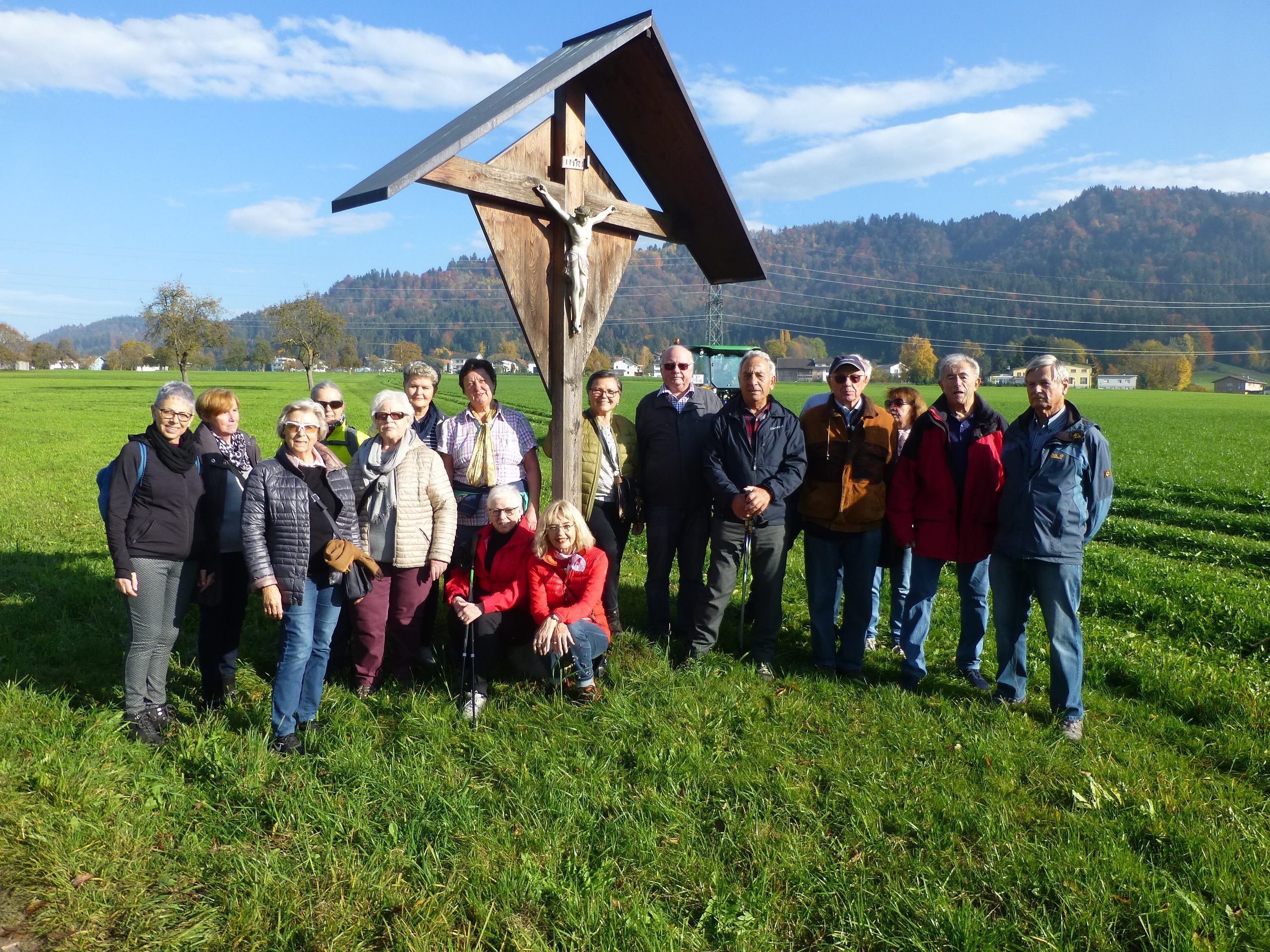 Kurzer Halt für ein Foto