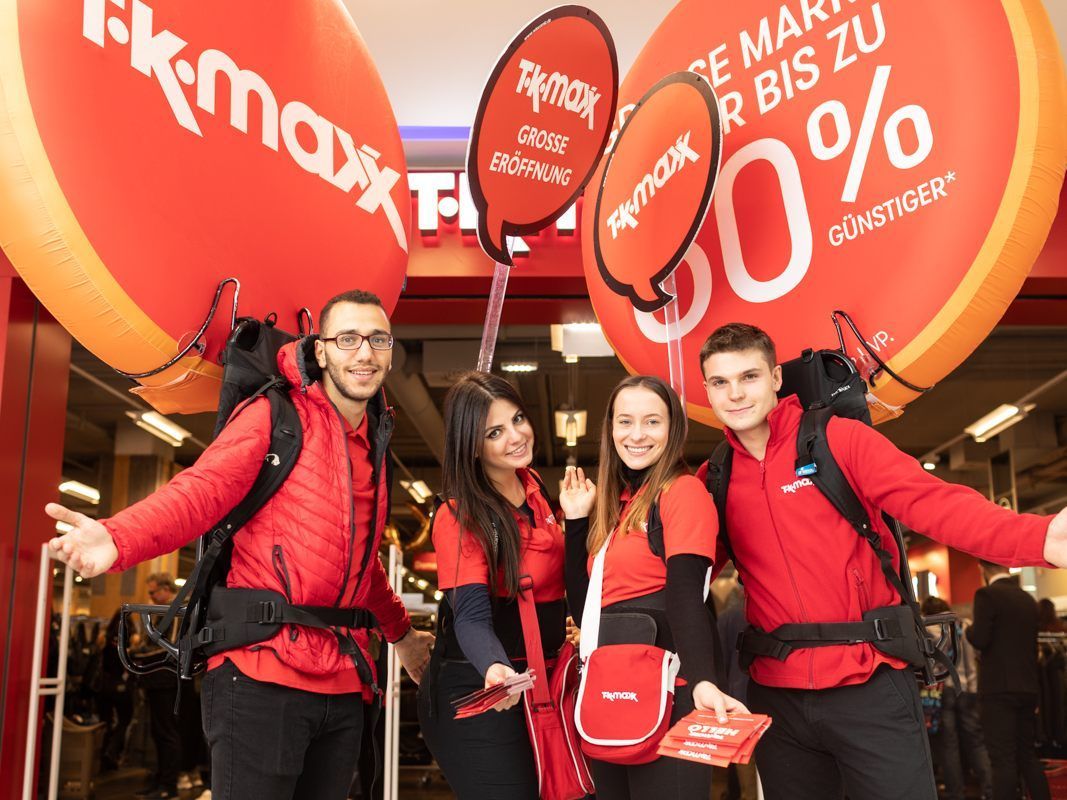 Heute wurde die vierte TK Maxx Filiale in Wien eröffnet.