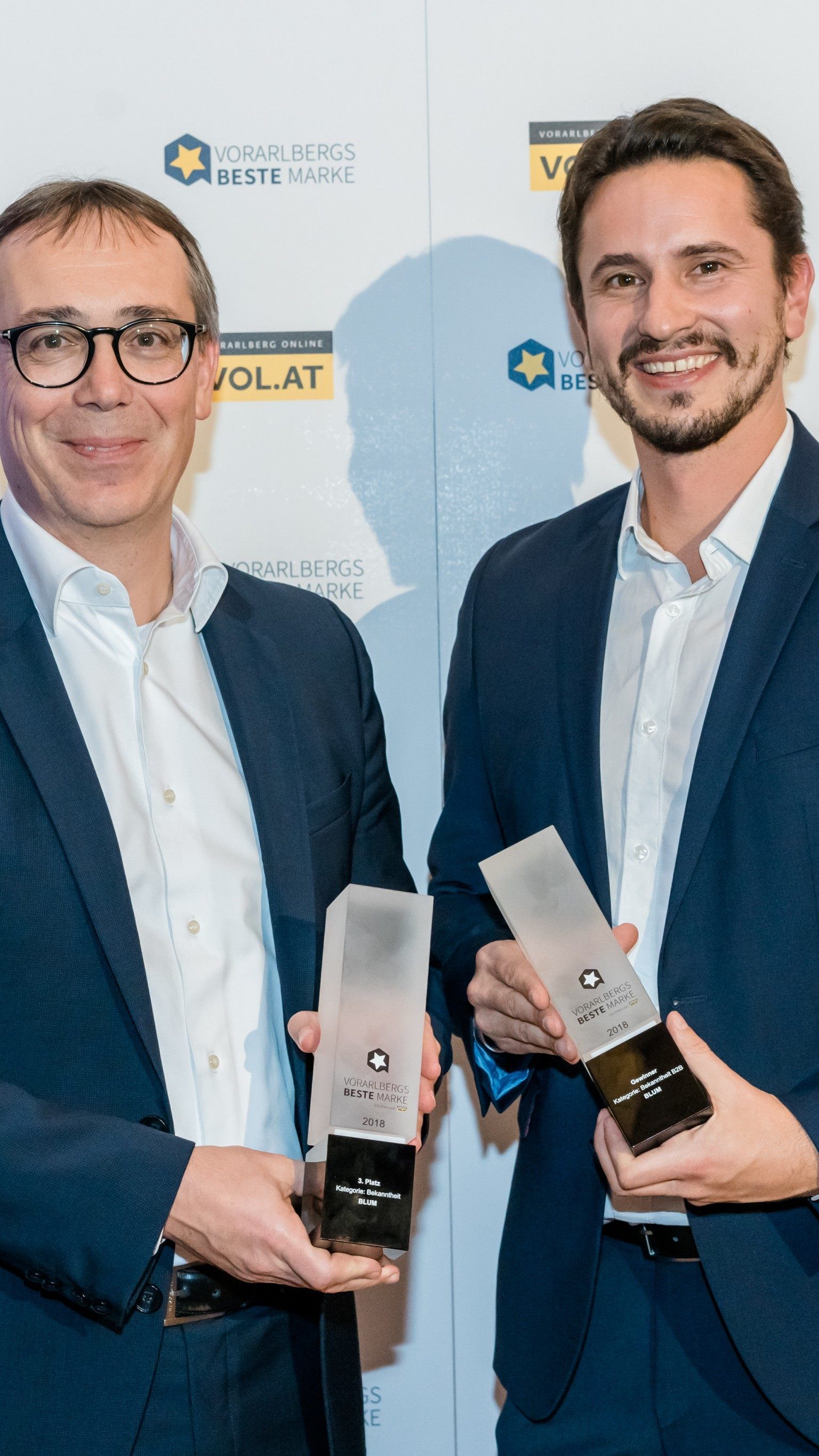 Die Firma Blum führt in der Kategorie "B2B" das Ranking an.