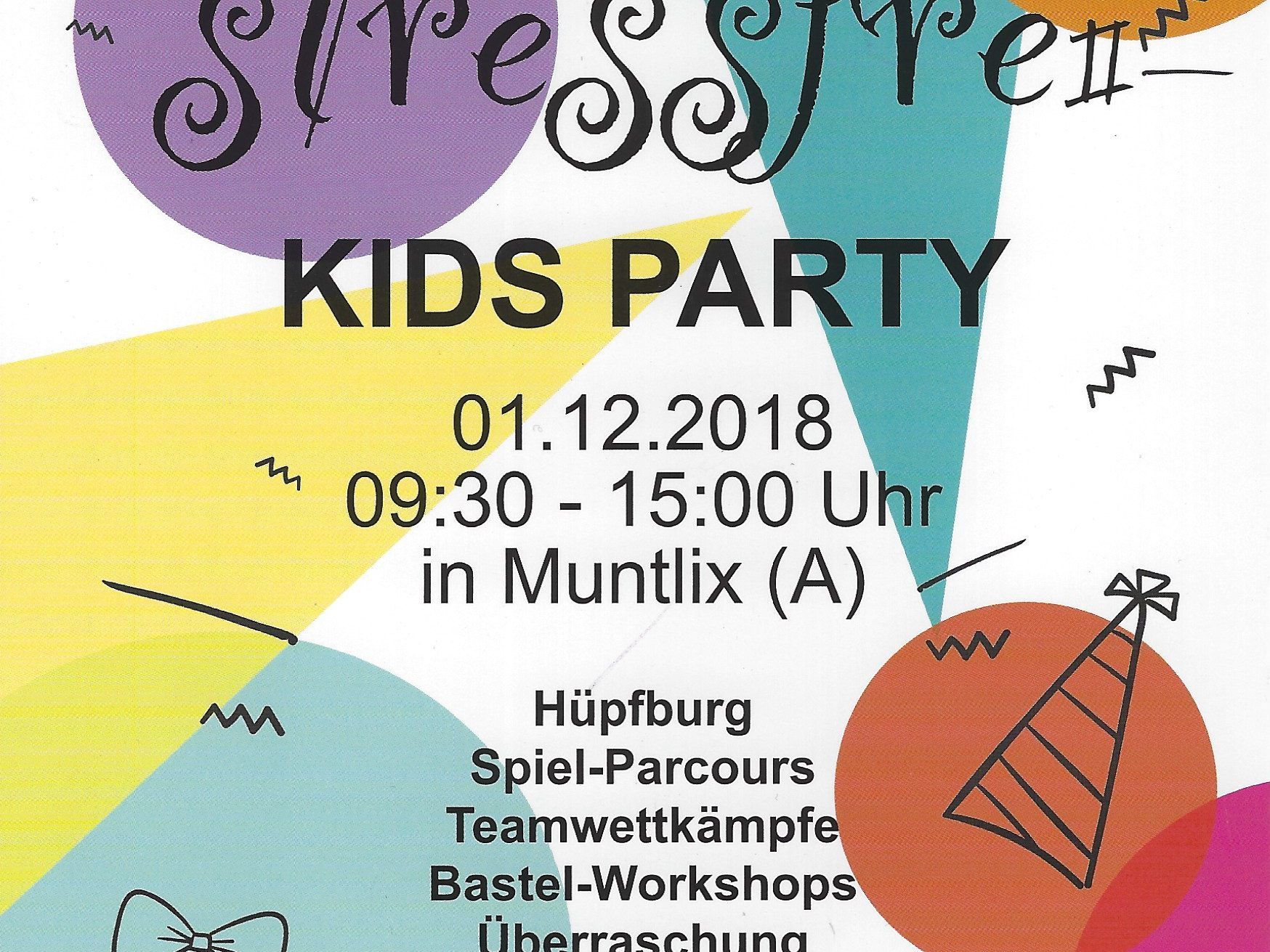 Stressfrei Kids party 2018