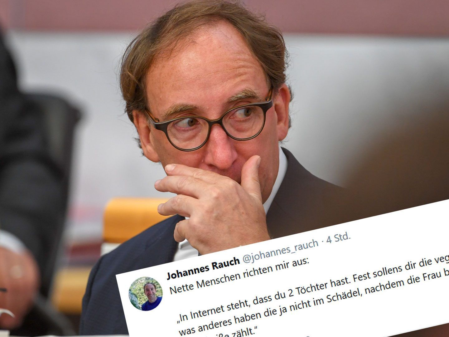 Johannes Rauchs Töchtern wird die Vergewaltigung gewünscht.