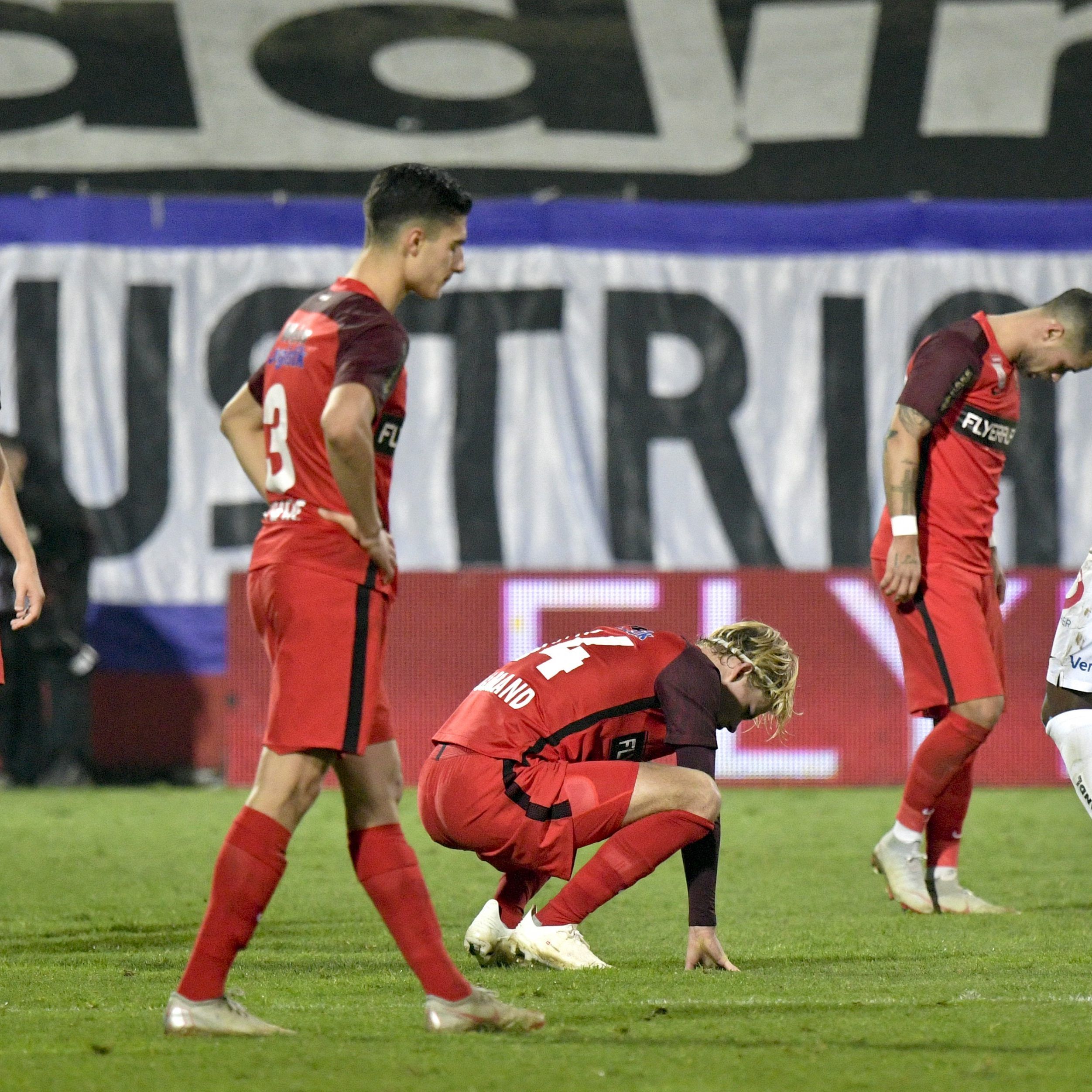 Die Körpersprache der Admira sagt alles aus.