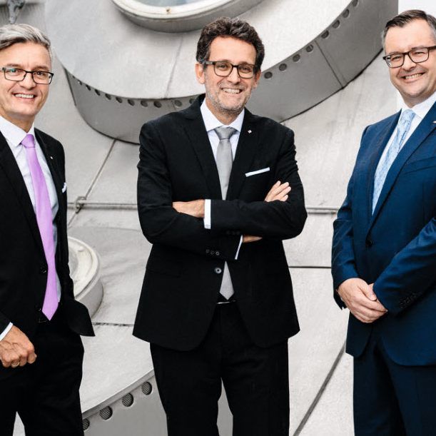 BTV Vorstand: Michael Perger, Gerhard Burtscher, Mario Pabst