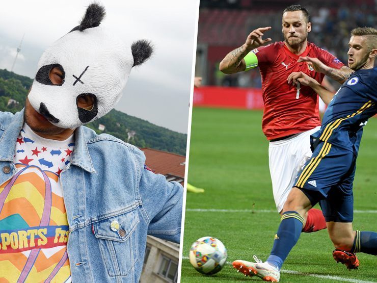 Cro gastiert in der Stadthalle, die ÖFB-Mannschaft kämpft im Happel-Stadion um den Sieg. Cro gastiert in der Stadthalle, die ÖFB-Mannschaft kämpft im Happel-Stadion um den Sieg.