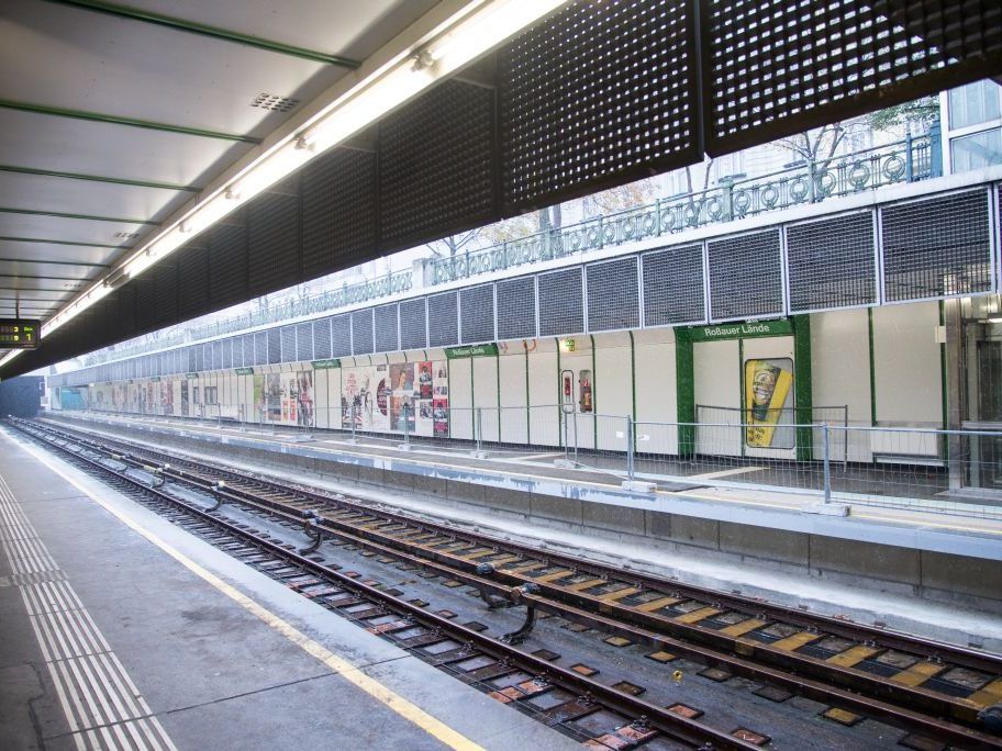 Die Modernisierung der Station Roßauer Lände geht weiter.