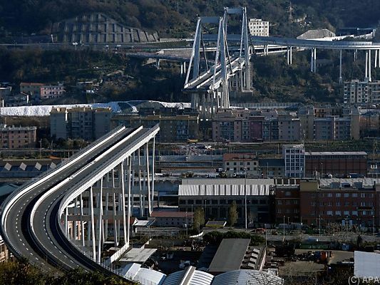 Eingestürzte Morandi-Brücke in Genua