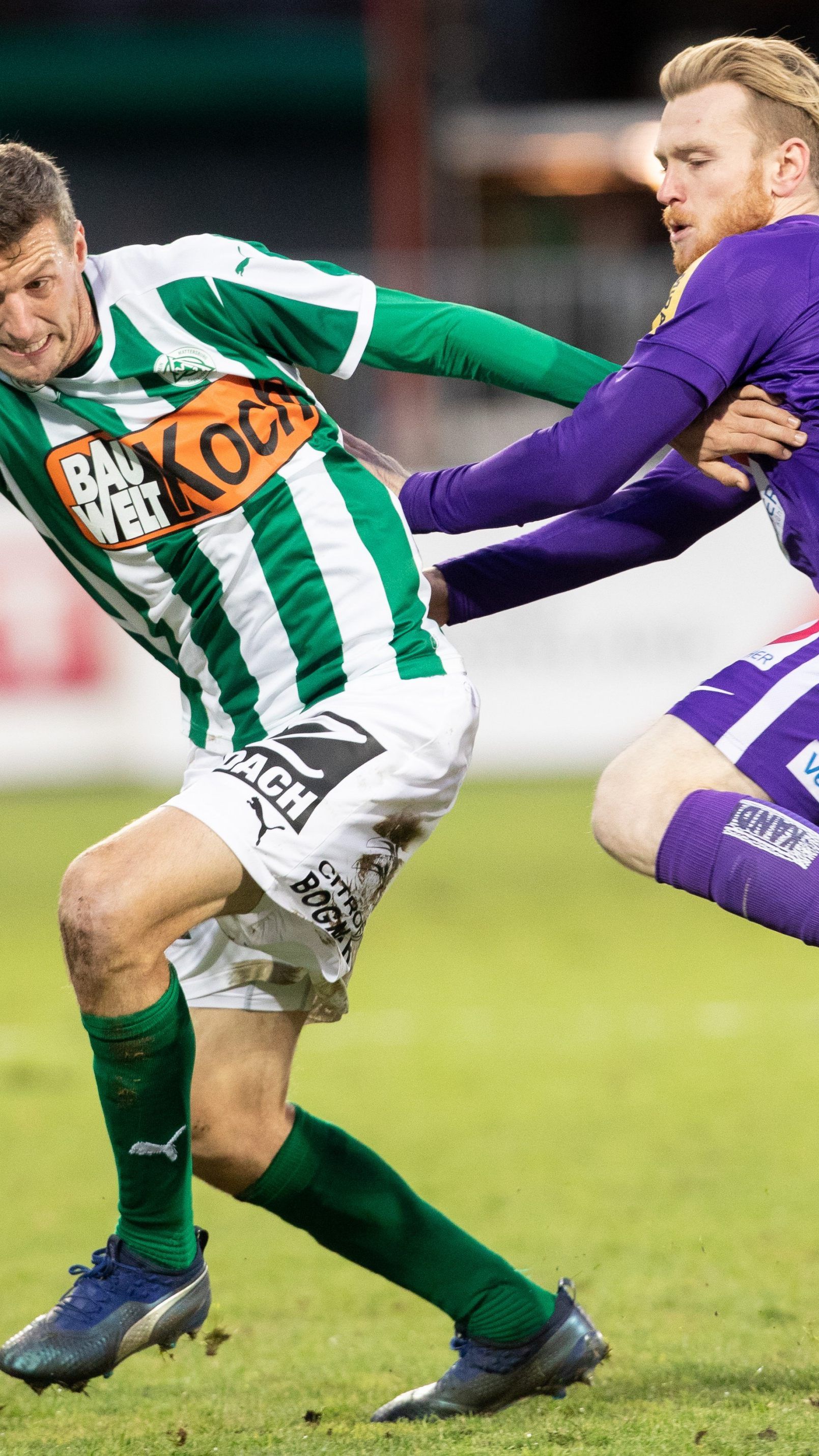 Austria Wien musste sich heute geschlagen geben.