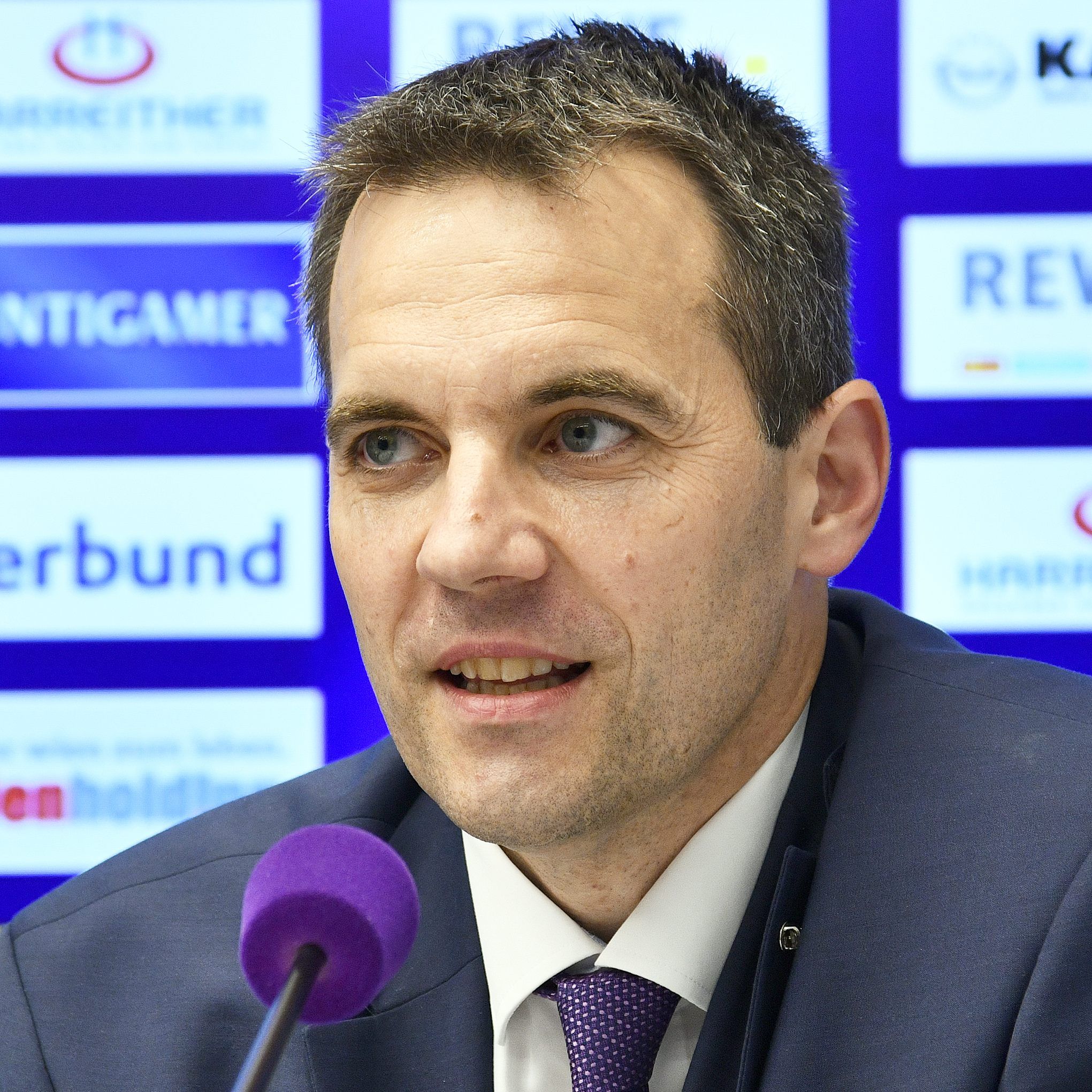 Austrias AG-Vorstand Markus Kraetschmer präsentierte den Geschäftsbericht.