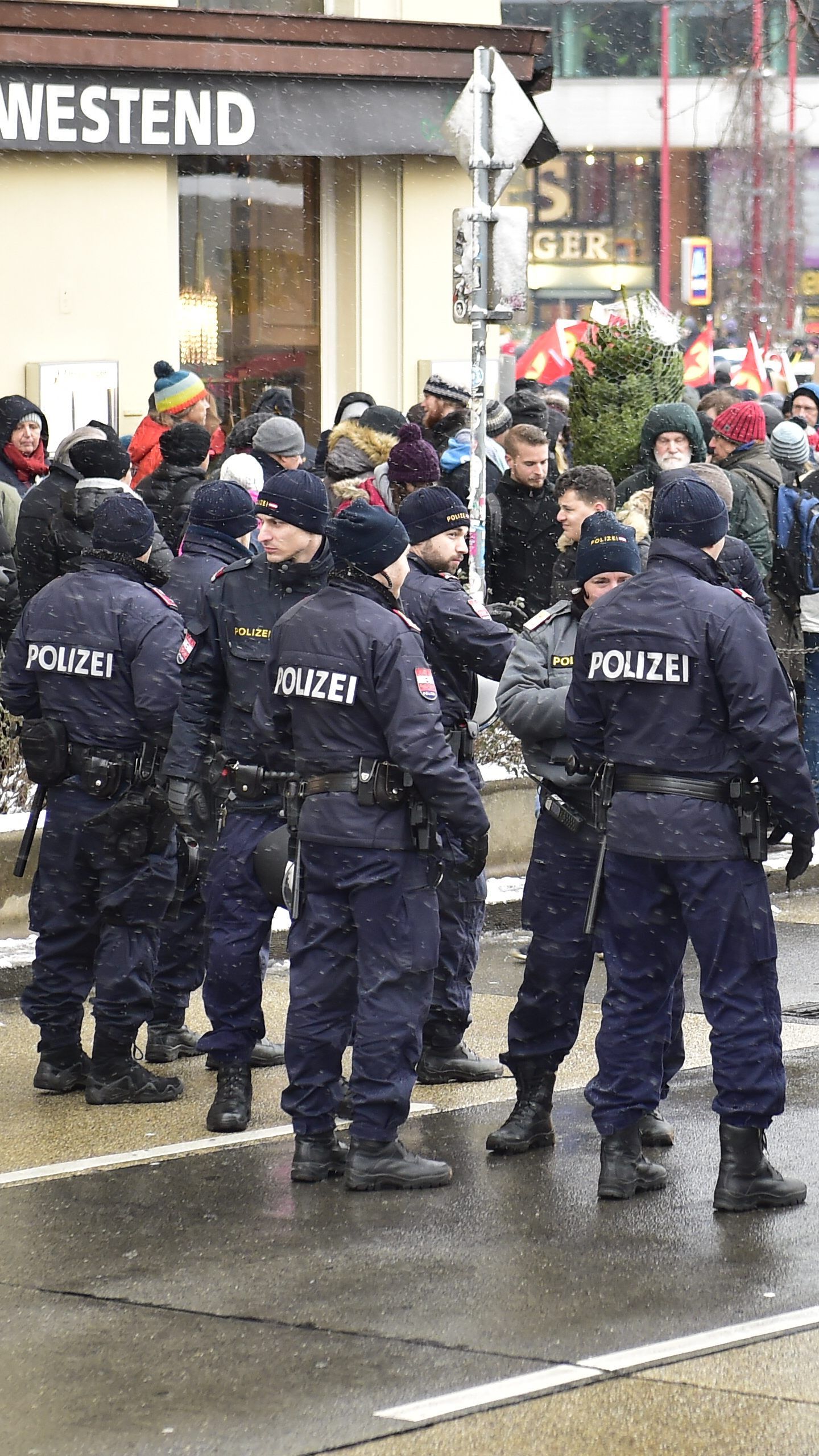 Die regelmäßigen Demonstrationen in Geschäftsstraßen schaden dem Handel in Wien.