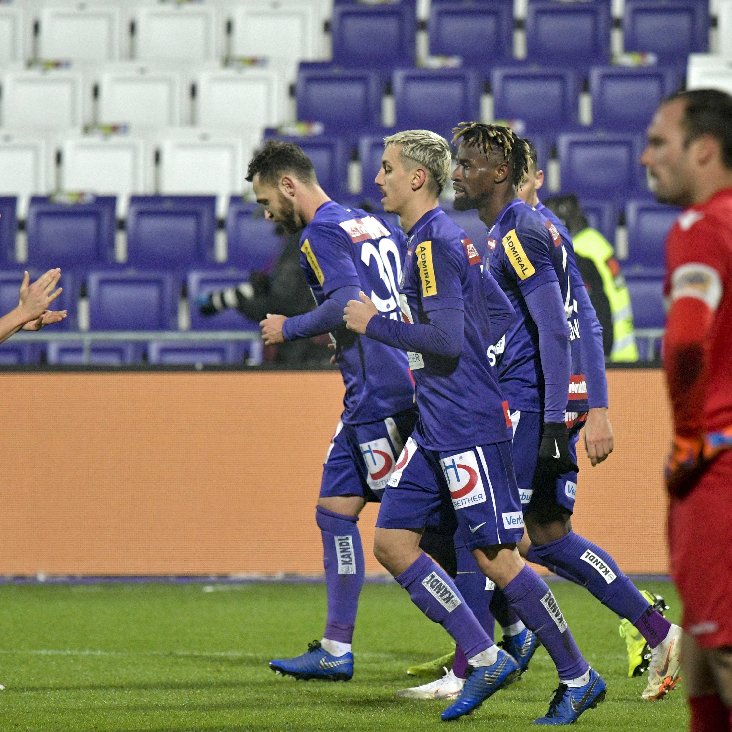 Grund zum Jubeln für die Austria Wien.