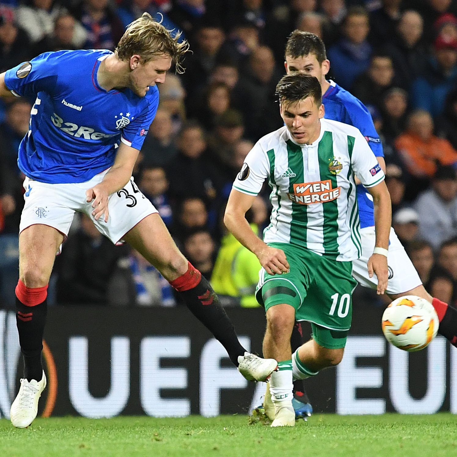 Rapid Wien steht vor dem Sprung ins EL-Sechzehntelfinale.