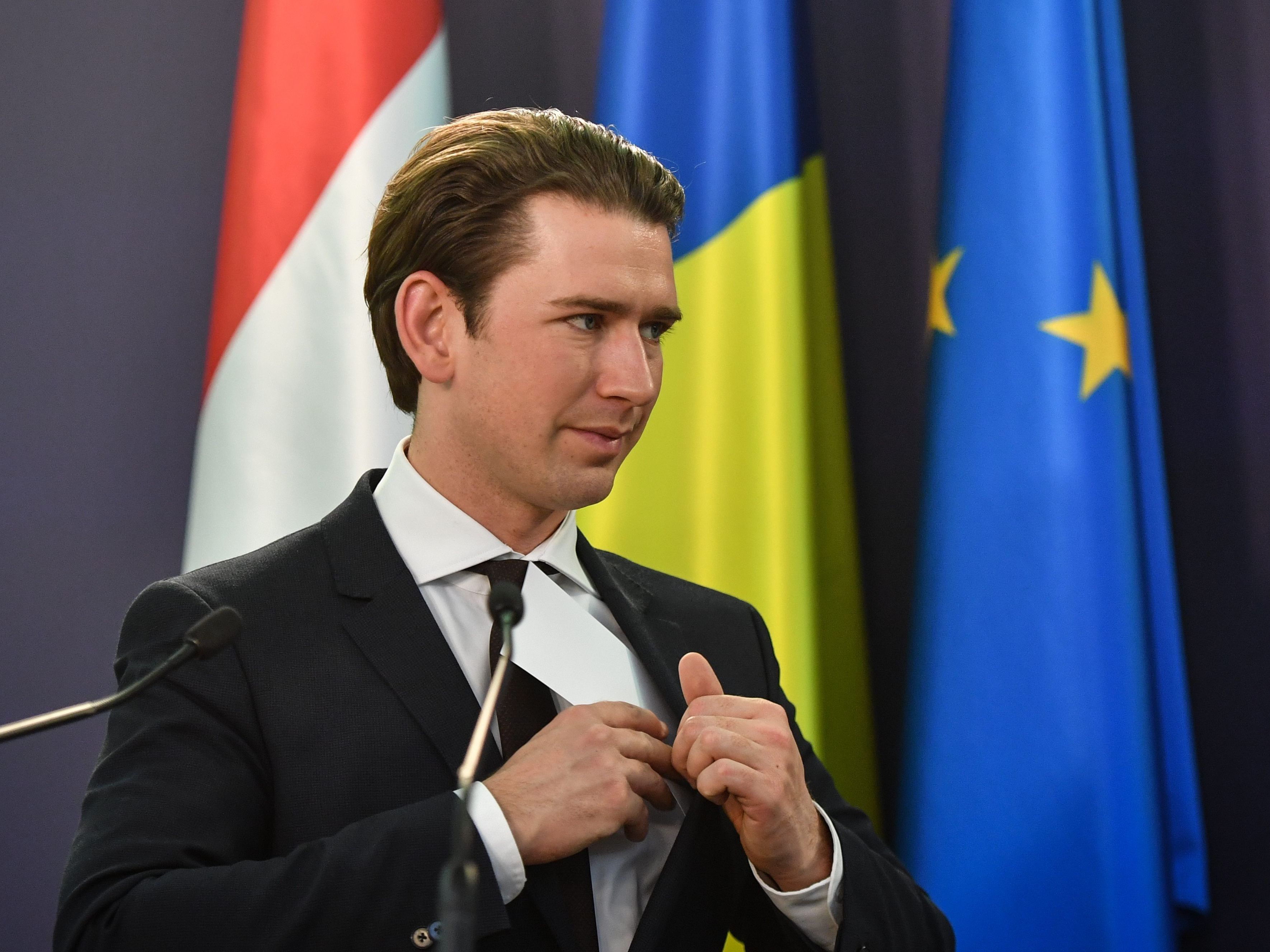 Kanzler Kurz.