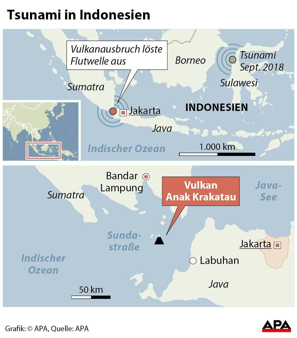 Tsunami in Indonesien Tsunami in Indonesien