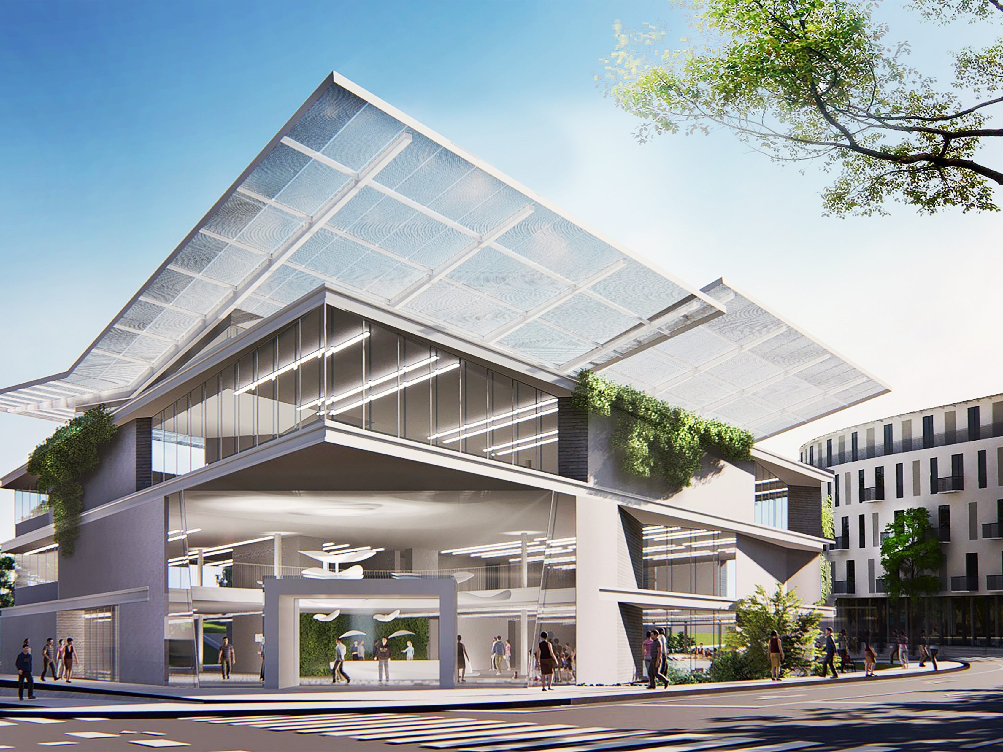 Das "Cape 10" wird nahem dem Wiener Hauptbahnhof gebaut.