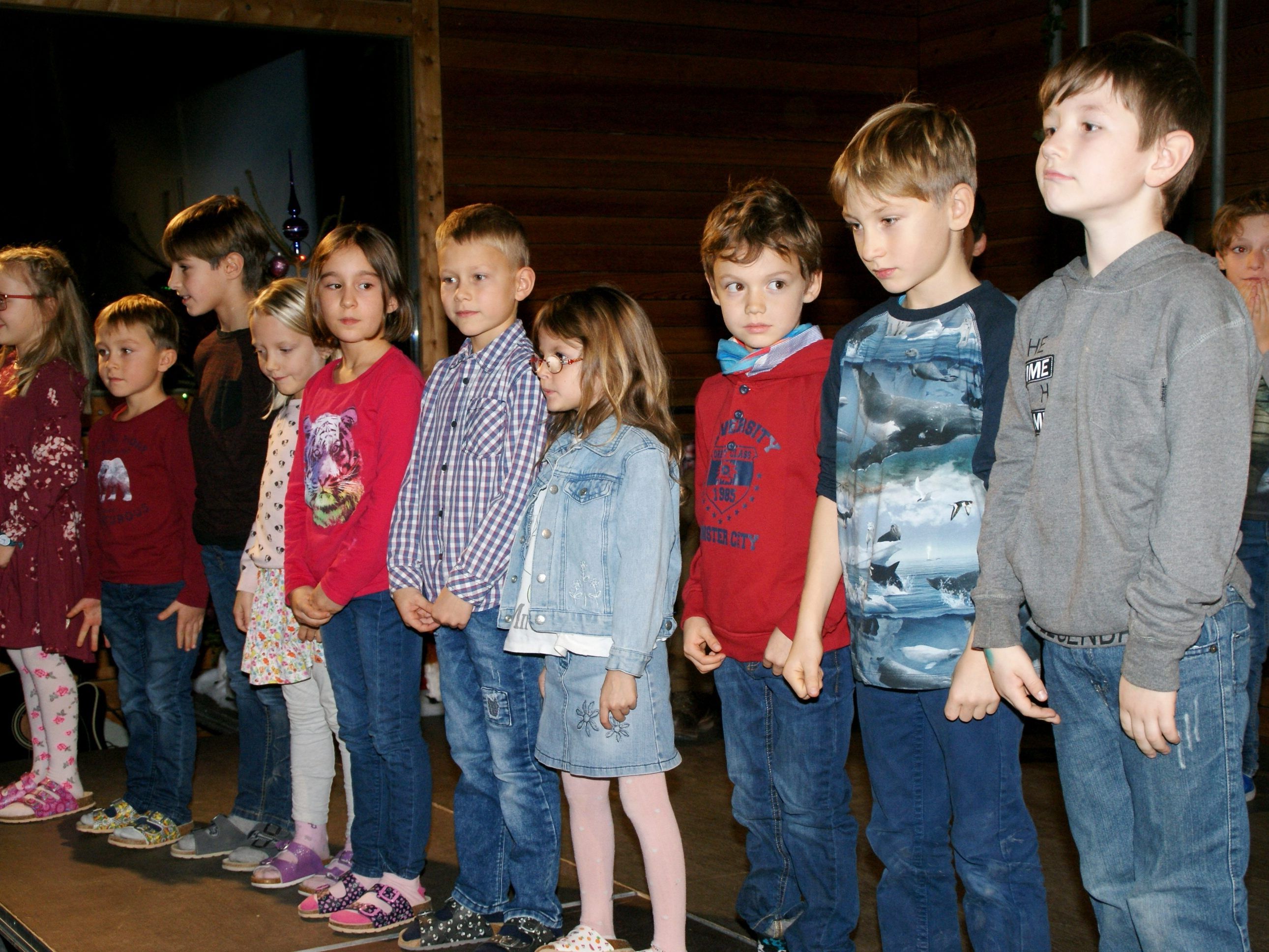 Die Kinder der VS-Rüte sangen beim Konzert