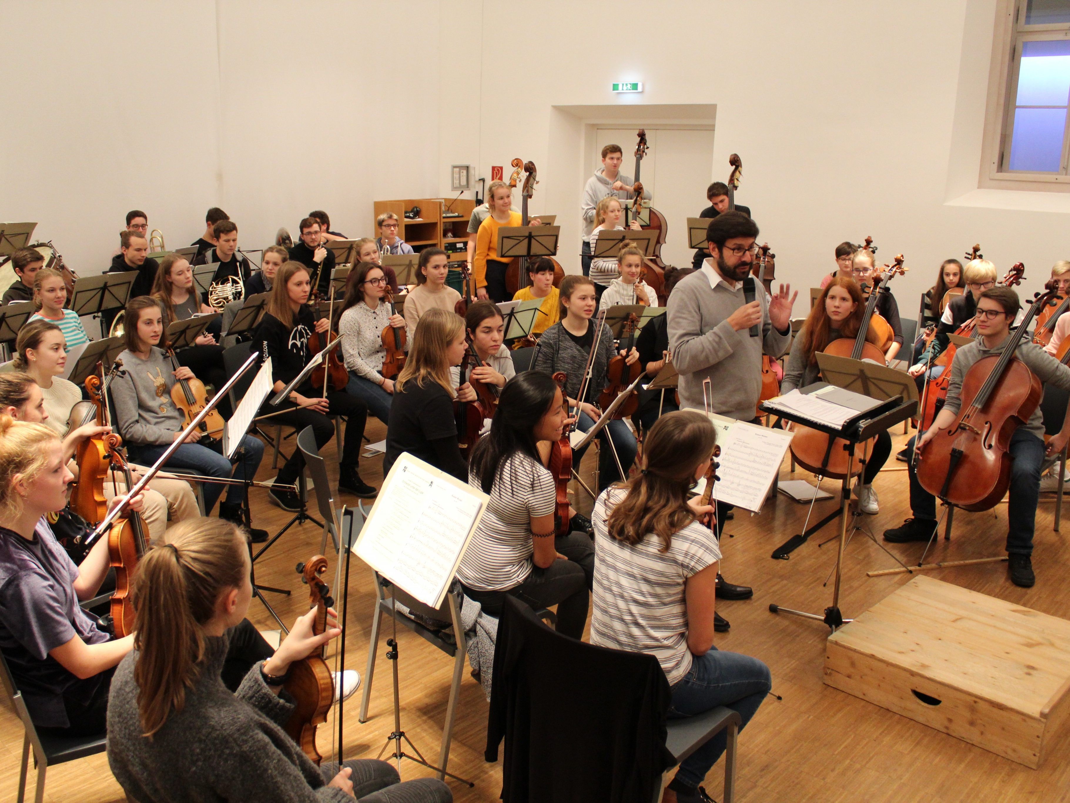 Markus Pferscher mit seinem Orchester