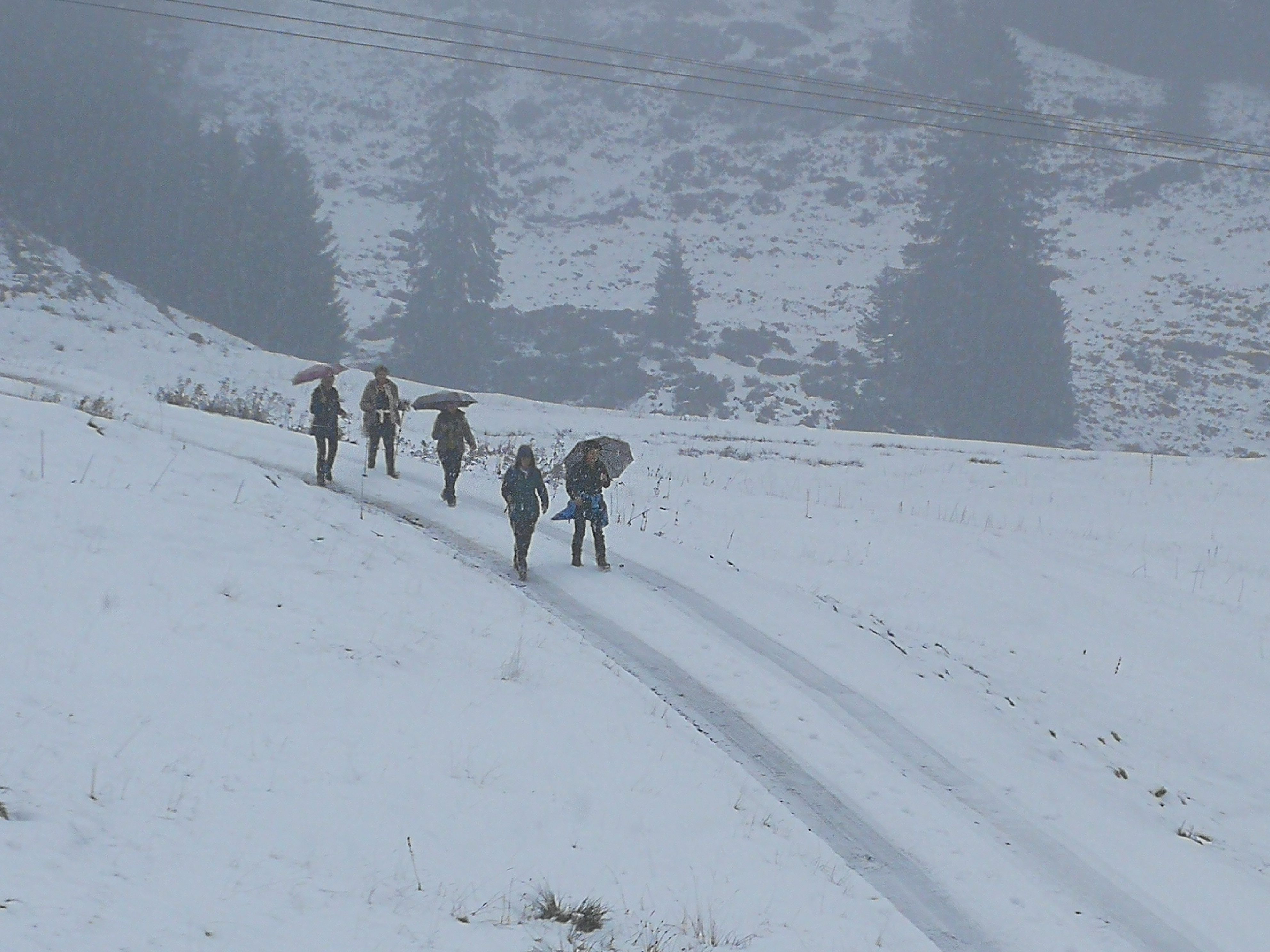 Wetterfest durch's Schneetreiben