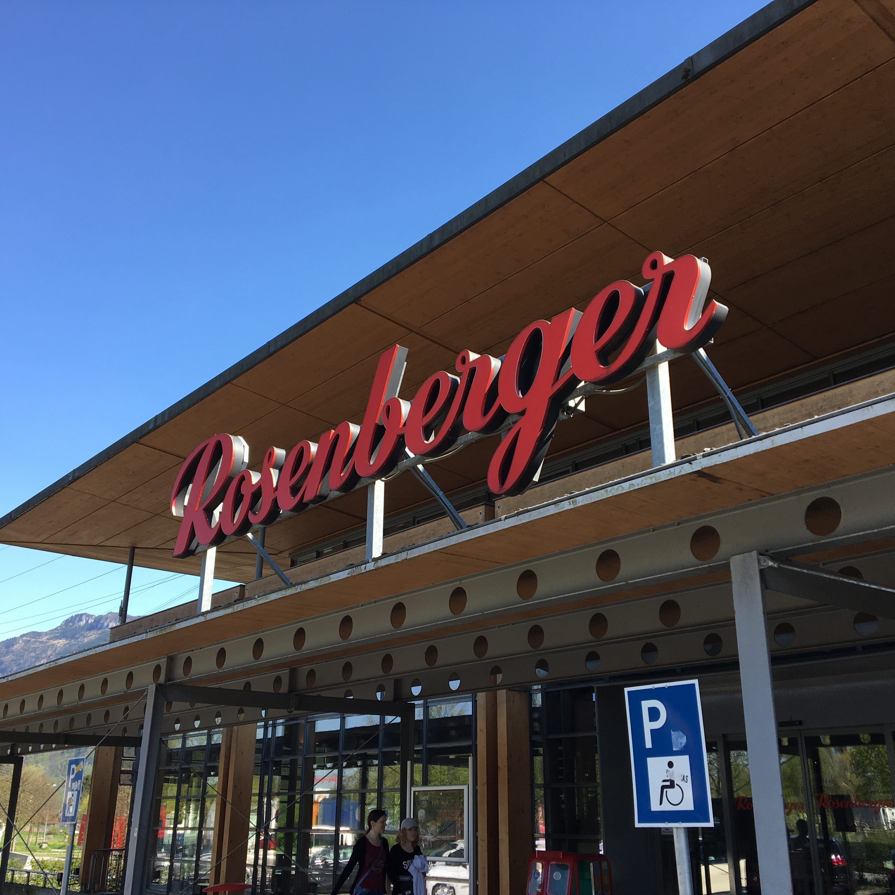 Die Raststätte Rosenberger in Hohenems.