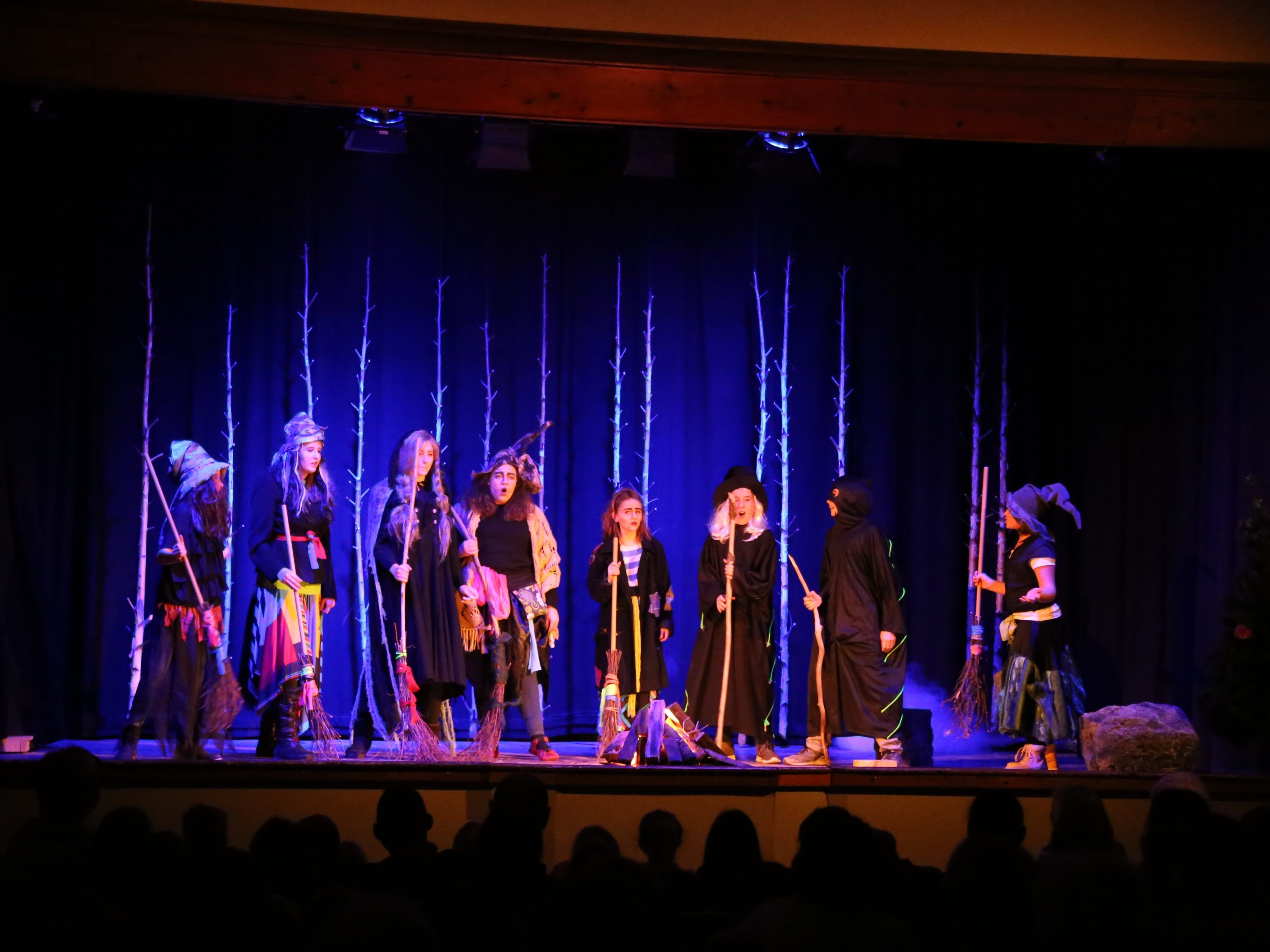 Die Hexen begeistern im Vereinshaus Göfis. Die Hexen begeistern im Vereinshaus Göfis.