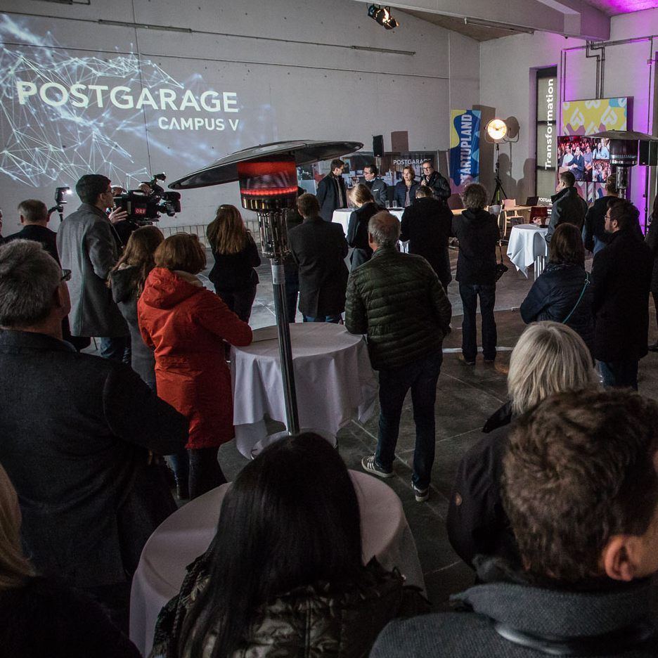 Schon bald werden bei der Postgarage die Türen zu Vorarlbergs erstem Raum für digitale Innovation geöffnet.