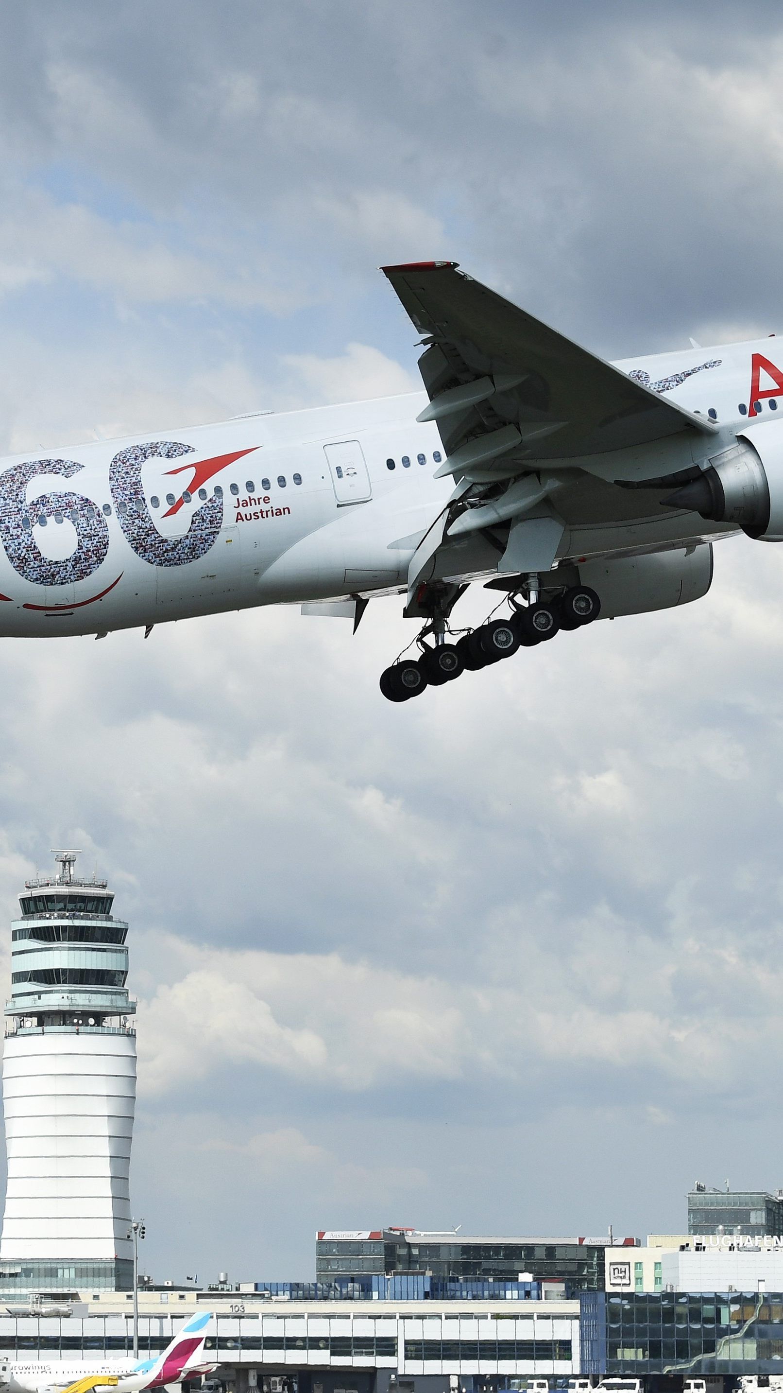 Die Passagierzahlen der AUA wachsen.