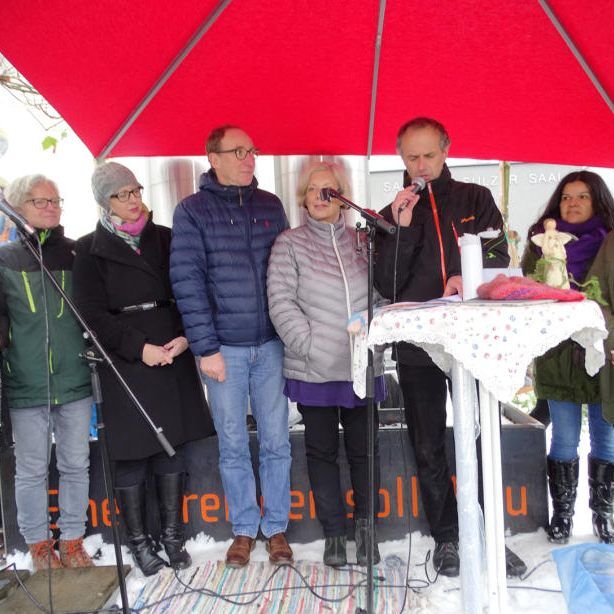 Johannes Rauch hat am Sonntag die Demonstration in Hohenems besucht