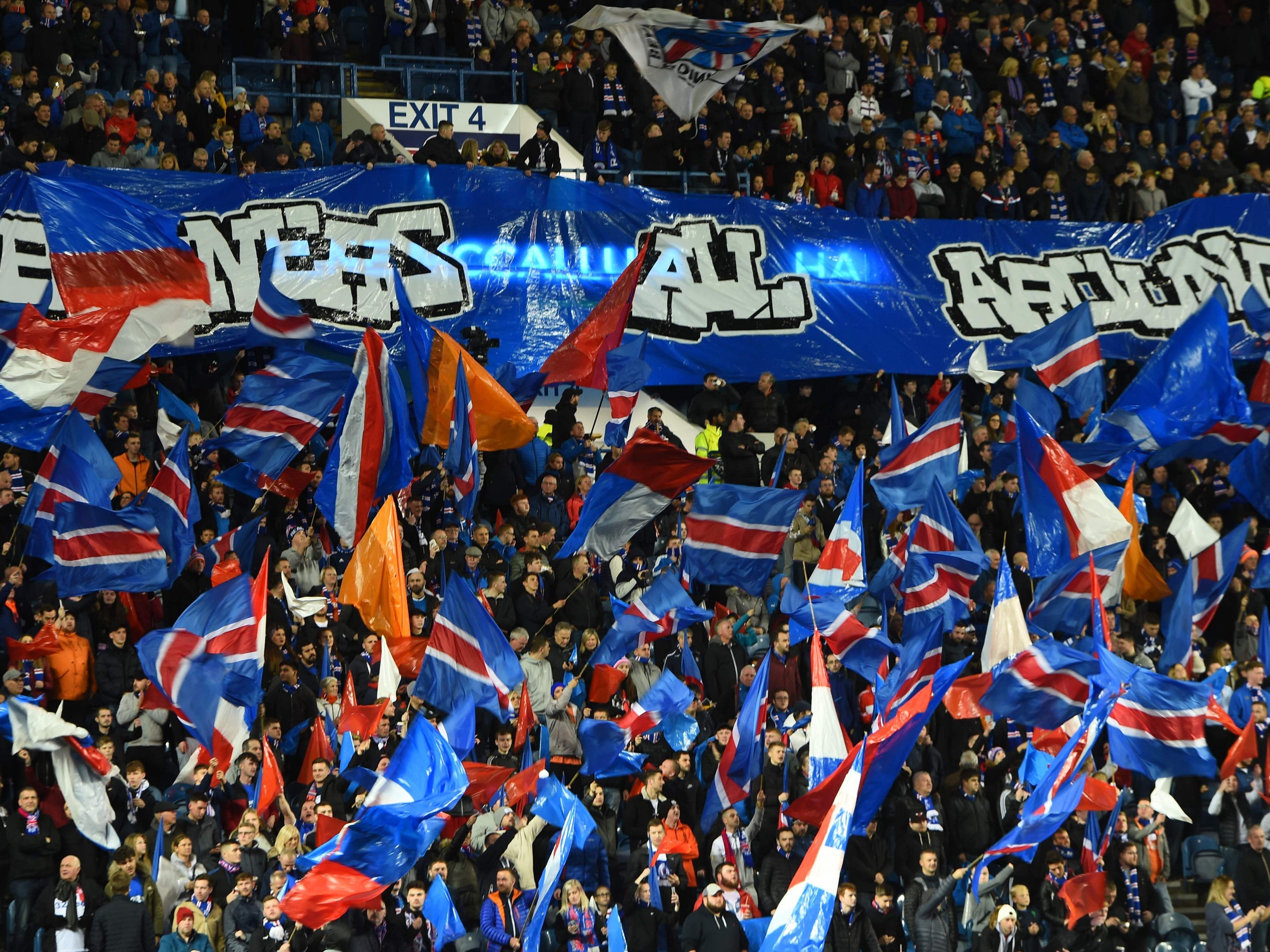Bis zu 12.000 Glasgow Rangers-Fans werden zum EL-Match in Wien erwartet. Bis zu 12.000 Glasgow Rangers-Fans werden zum EL-Match in Wien erwartet.