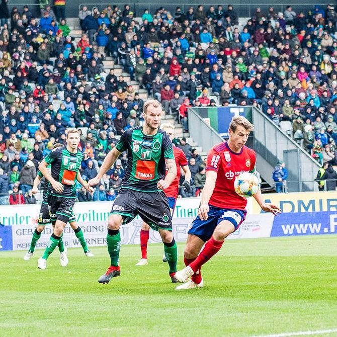 Rapid schaffte einen knappen Sieg.