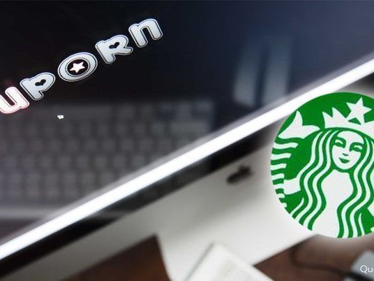 Im Clinch: YouPorn und Starbucks. Im Clinch: YouPorn und Starbucks.