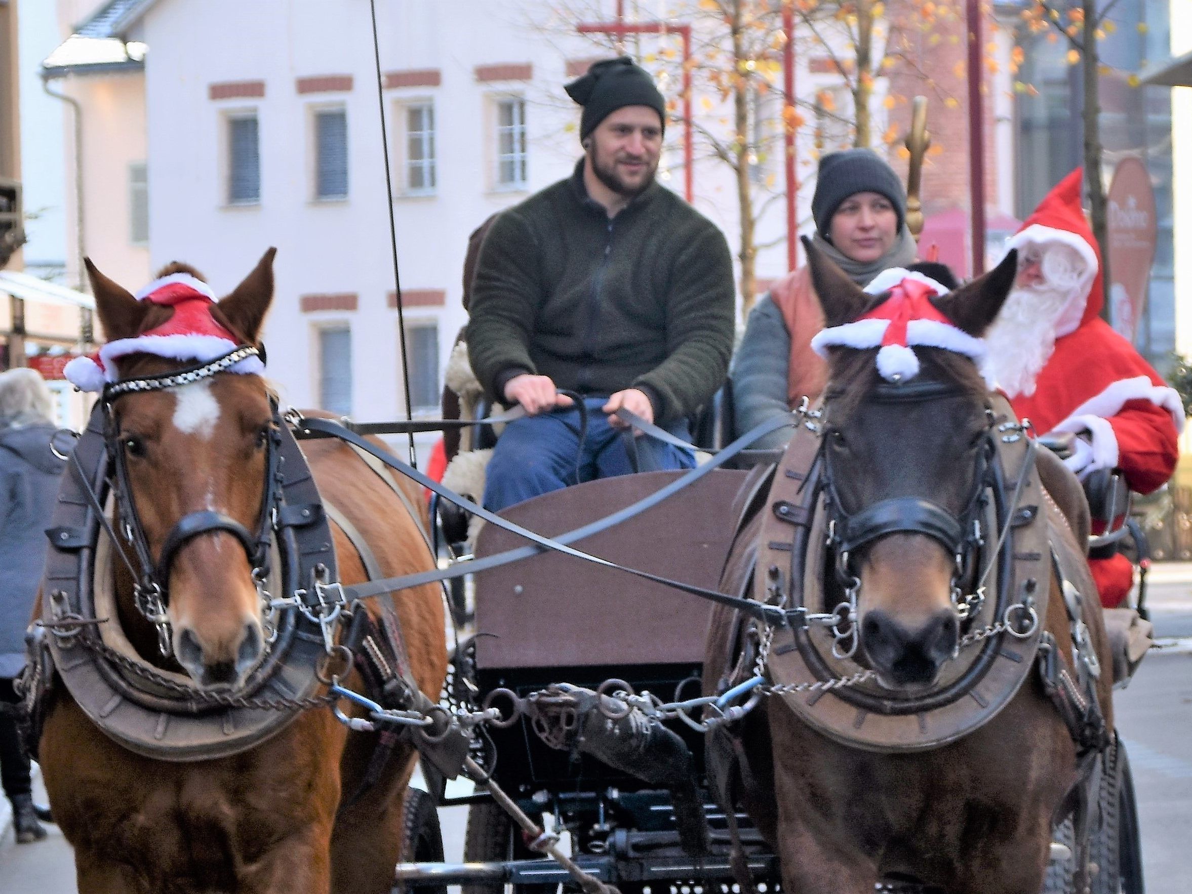 Happy Nikolaus am Garnmarkt