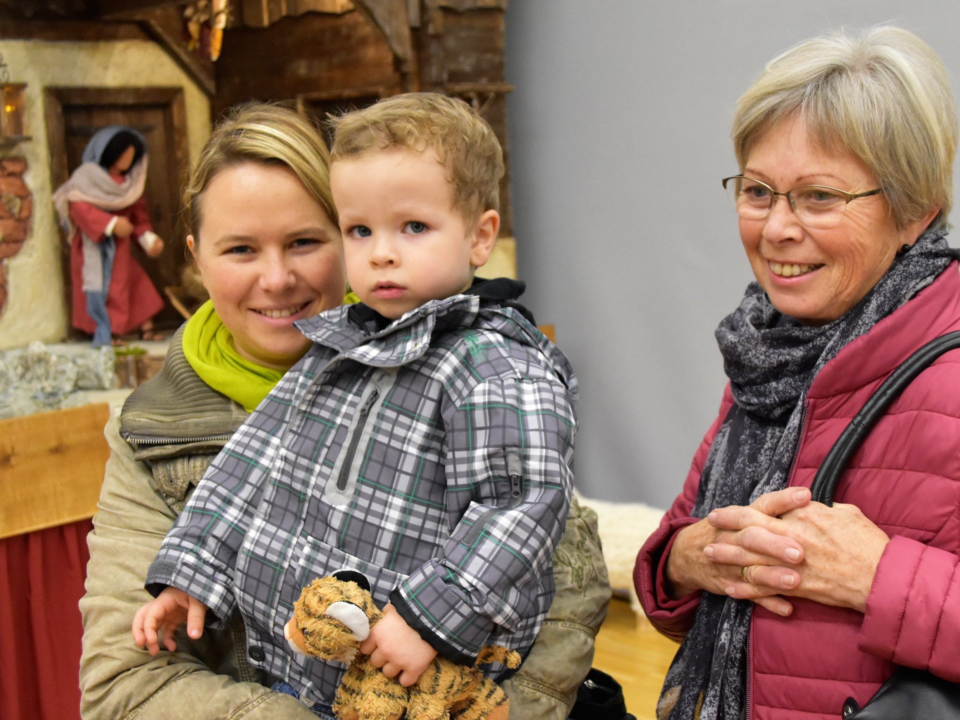 Melanie, Nelio und Uschi Gassner