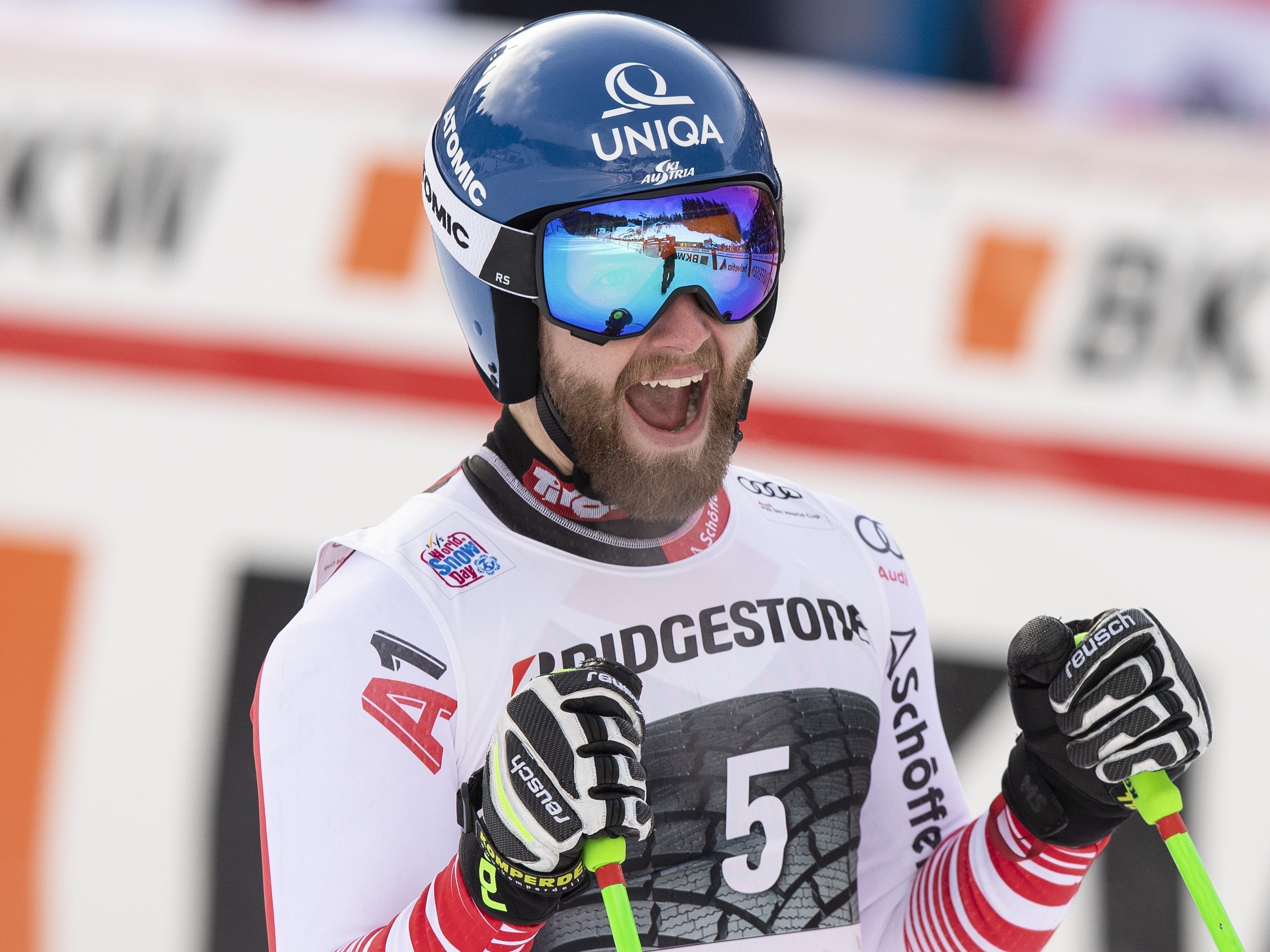 Marco Schwarz gewinnt Kombination in Wengen.