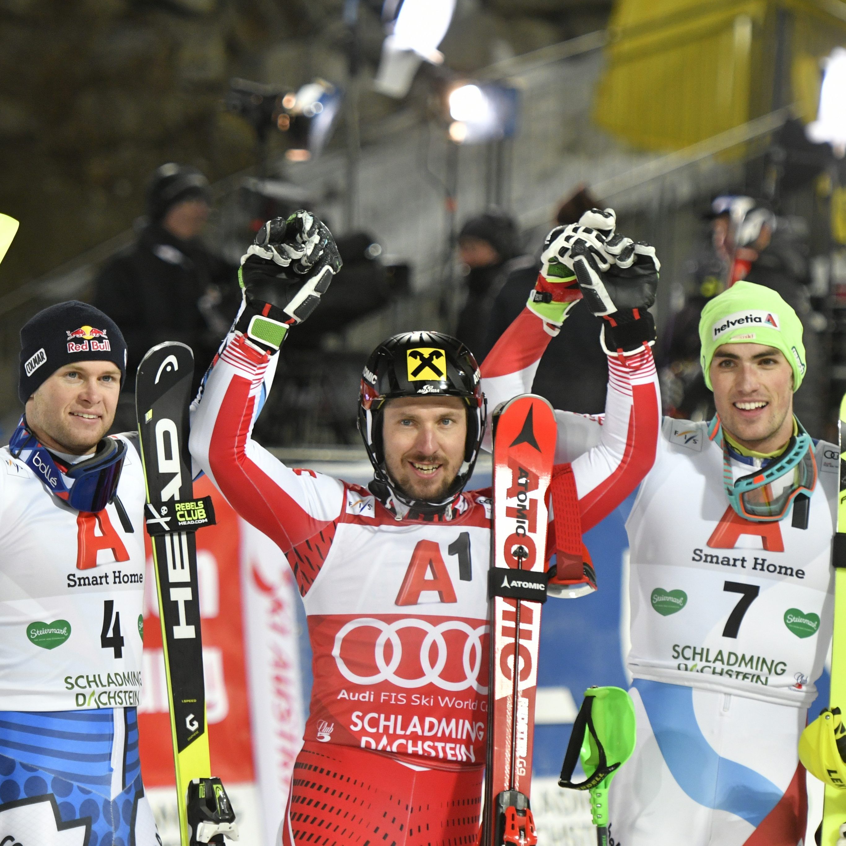 Hirscher vor Pinturault und Yule