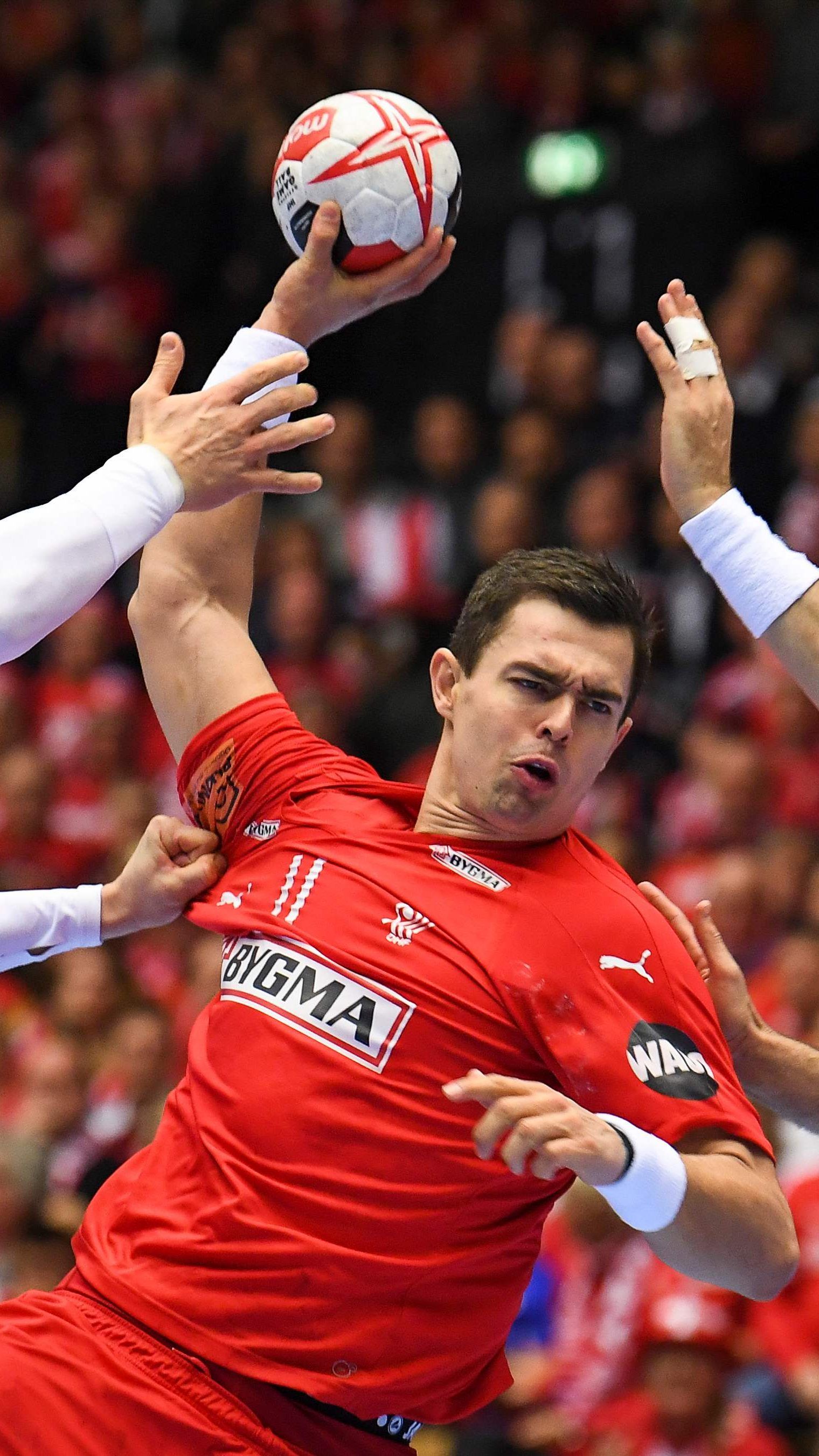 Das Dänische Star-Ensemble war von den Österreichern trotz guter erster Halbzeit nicht zu stoppen.