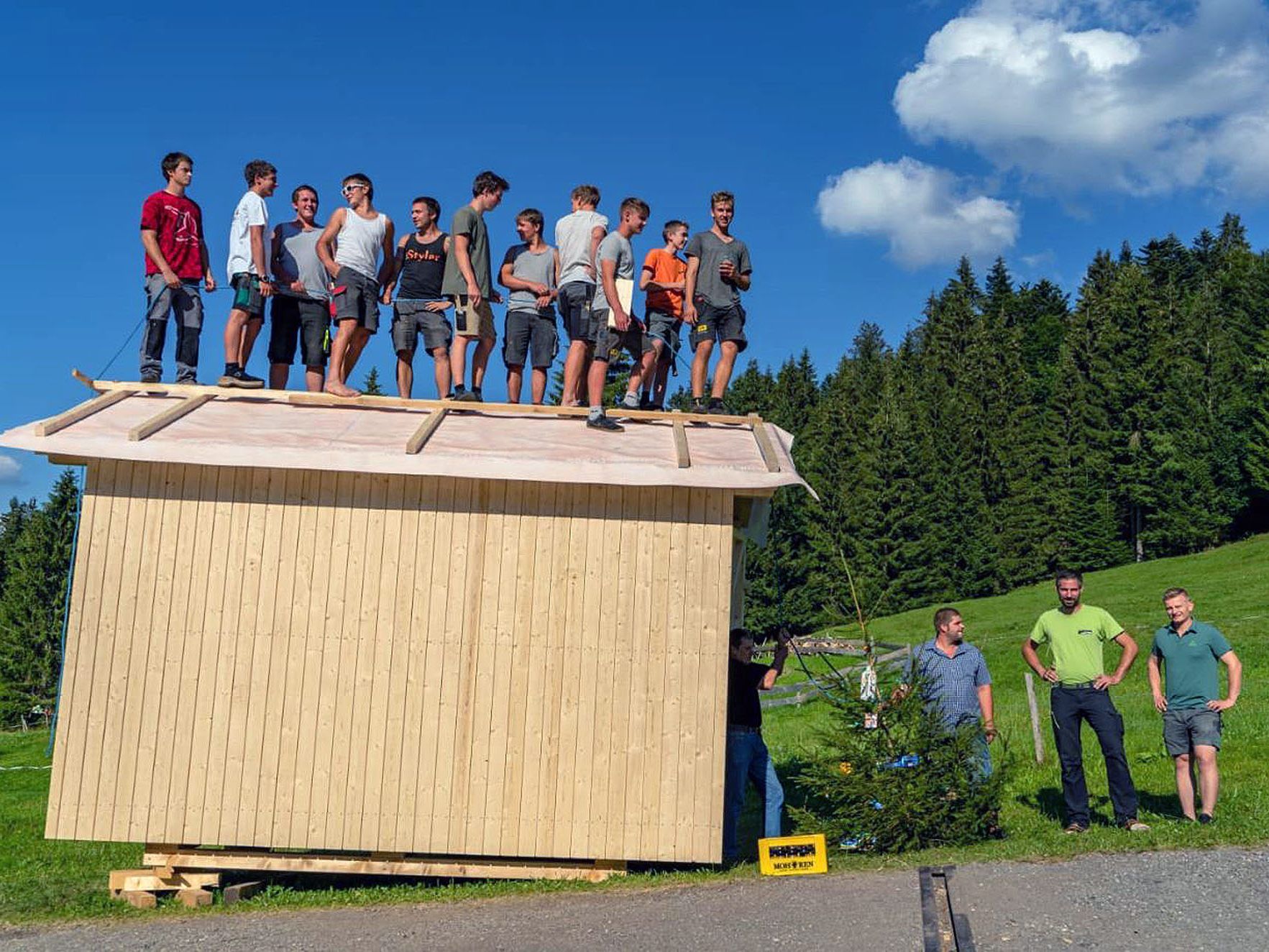 Am Lebenshilfe-Standort in Batschuns wurde das Projekt „Ziegenstall“ dank vieler freiwilliger Helfer und Sponsoren (Firmen) möglich. Die Ziegen dienen der Therapie für die begleiteten Personen in Batschuns.