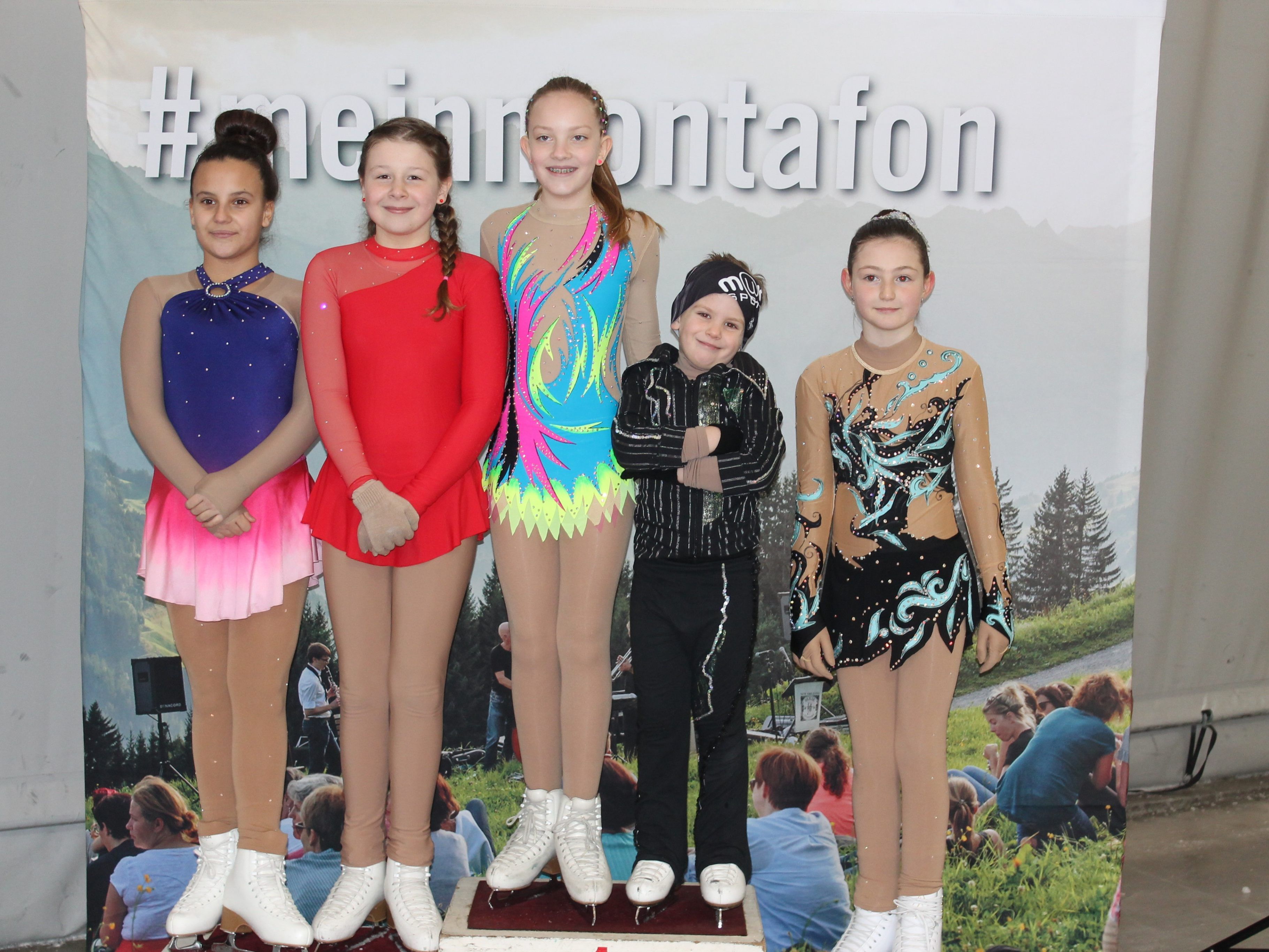 Unsere erfolgreichen Breitensportler Ana, Celina, Lara, Justin uns Sarah